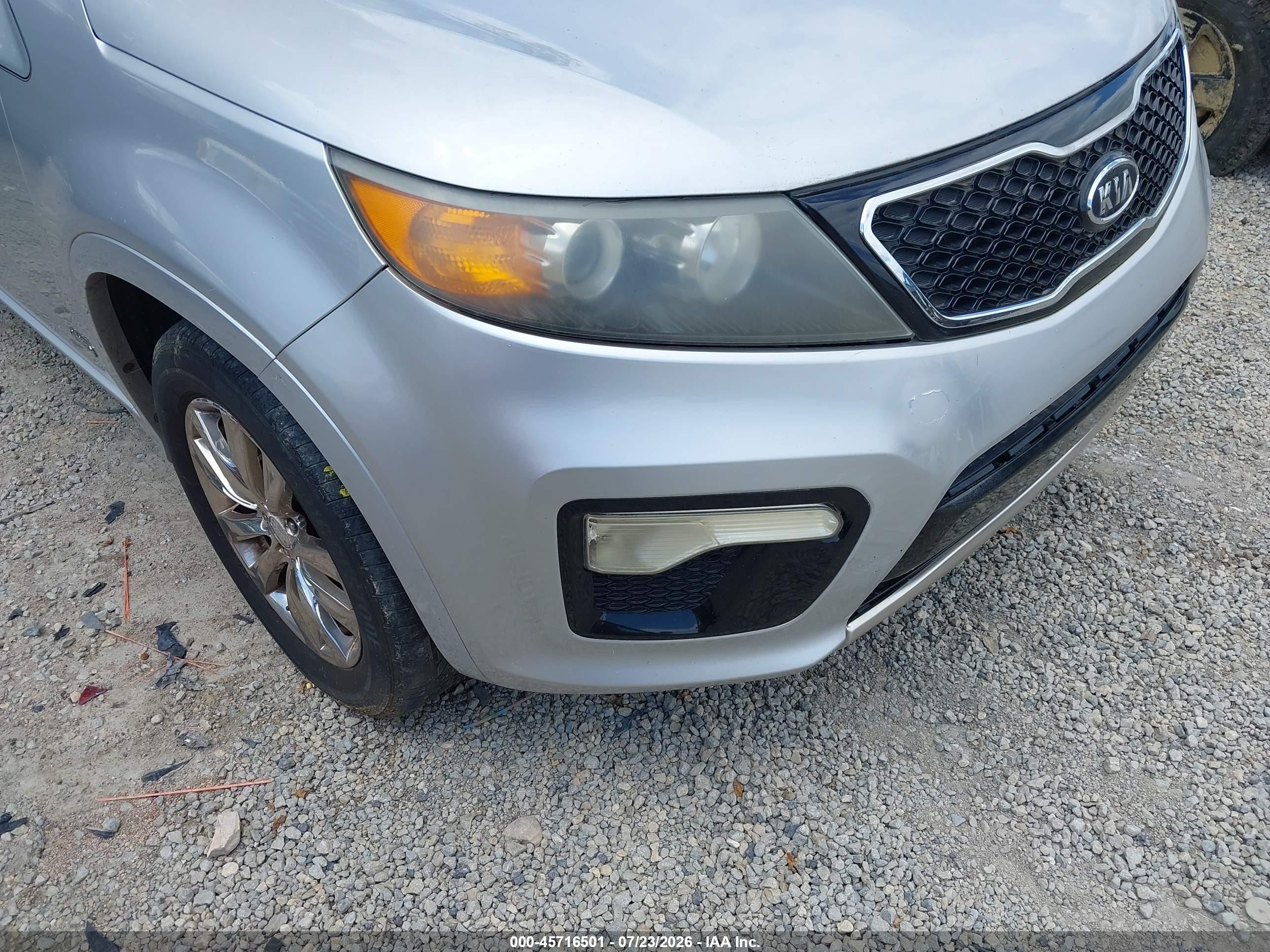 2012 Kia Sorento Sx V6 Серебряный vin: 5XYKWDA21CG249453