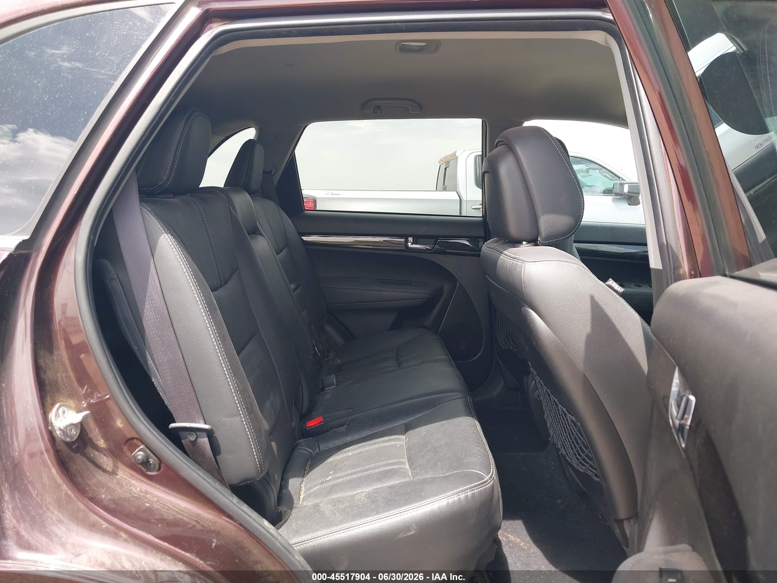 2012 Kia Sorento Sx V6 Бордовый vin: 5XYKWDA21CG287779