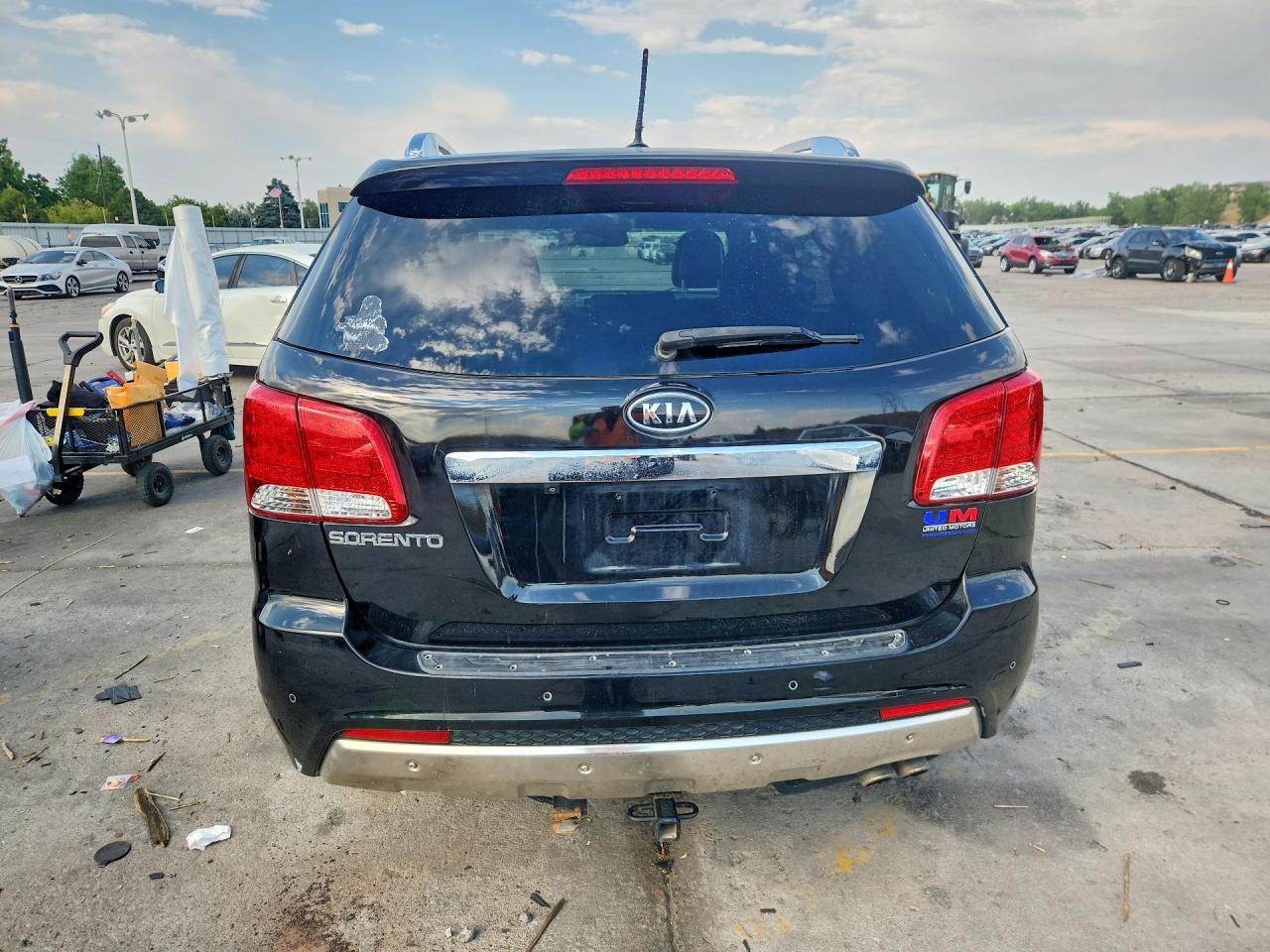 2013 Kia Sorento Sx Черный vin: 5XYKWDA21DG325562
