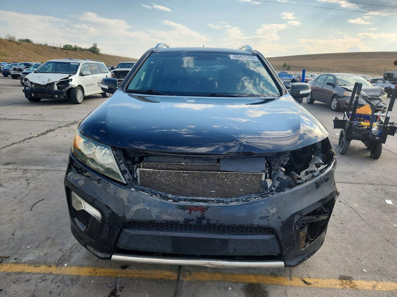 2013 Kia Sorento Sx Черный vin: 5XYKWDA21DG325562
