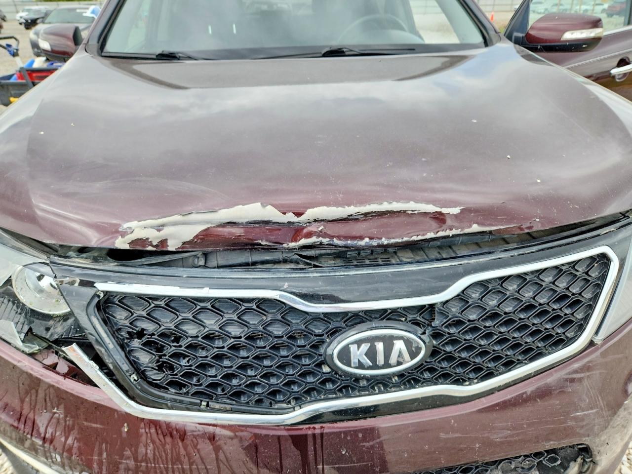 2013 Kia Sorento Sx Burgundy vin: 5XYKWDA21DG333046