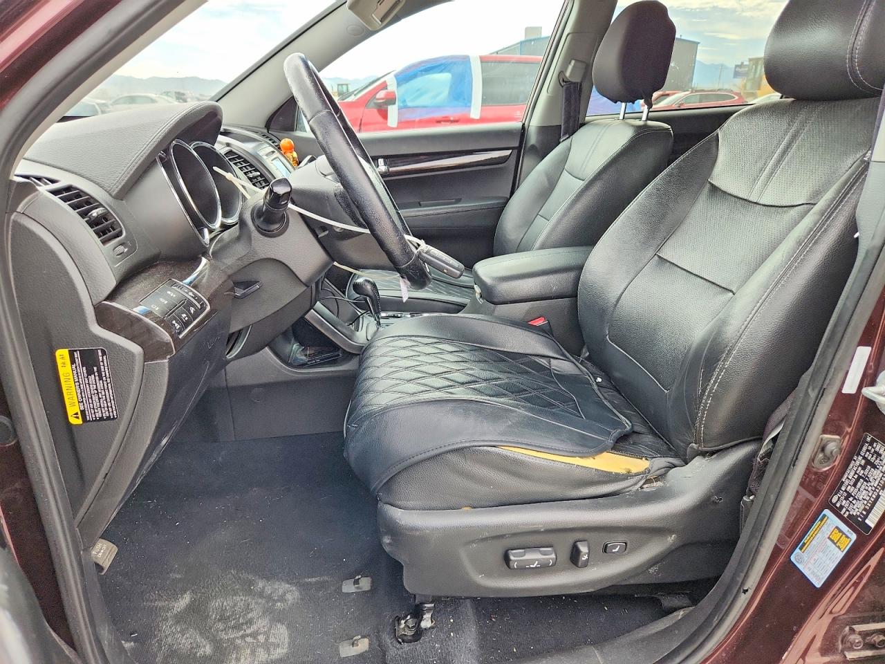 2013 Kia Sorento Sx Burgundy vin: 5XYKWDA21DG333046