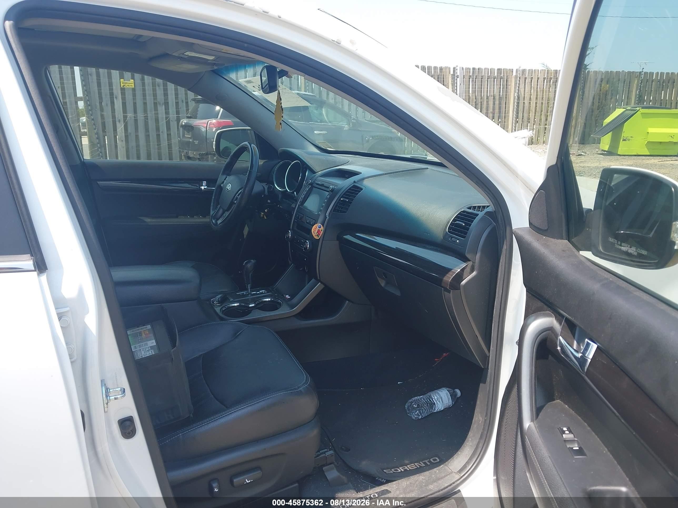 2013 Kia Sorento Sx V6 Белый vin: 5XYKWDA21DG353426