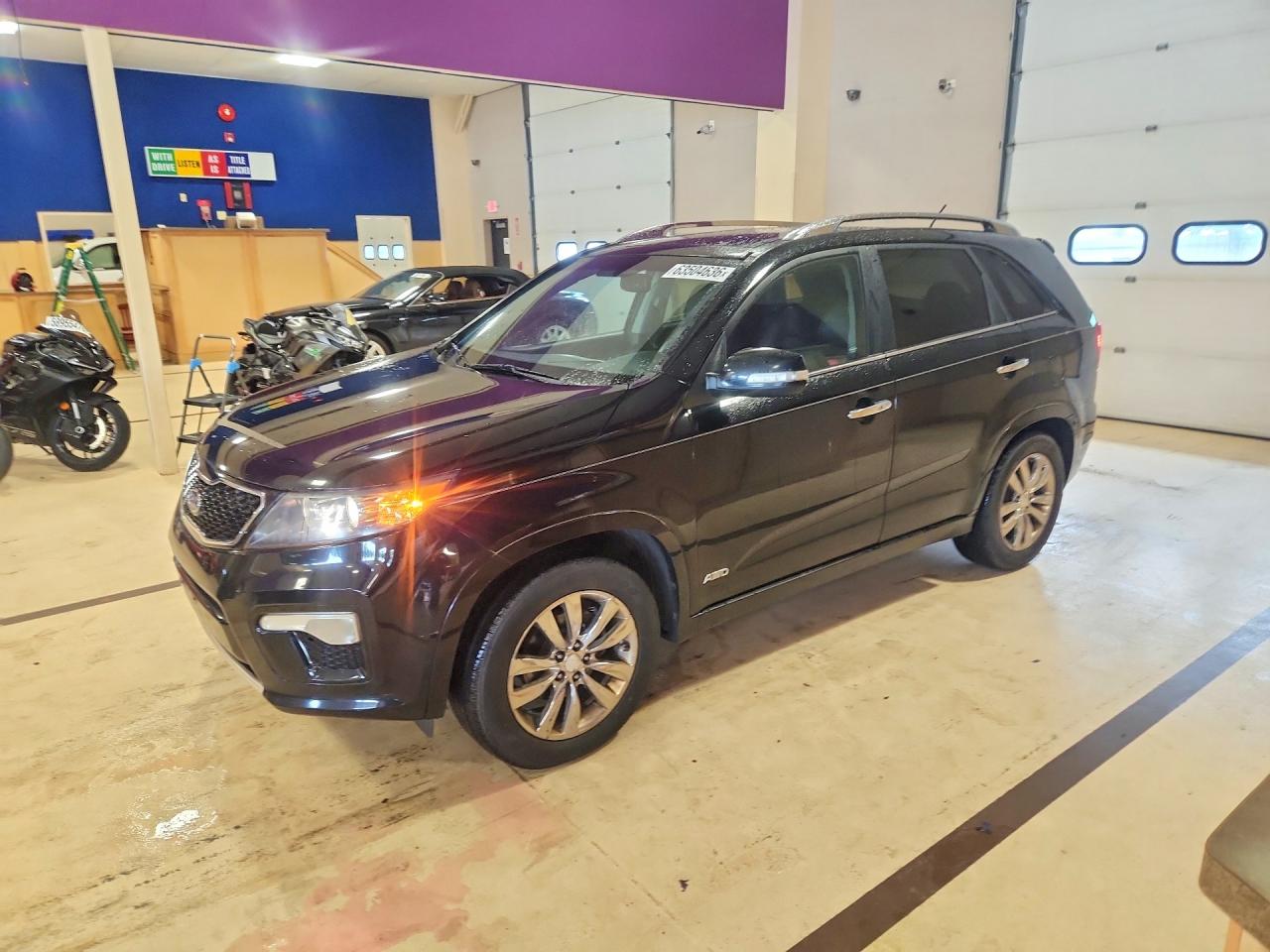 2013 Kia Sorento Sx Черный vin: 5XYKWDA21DG354639