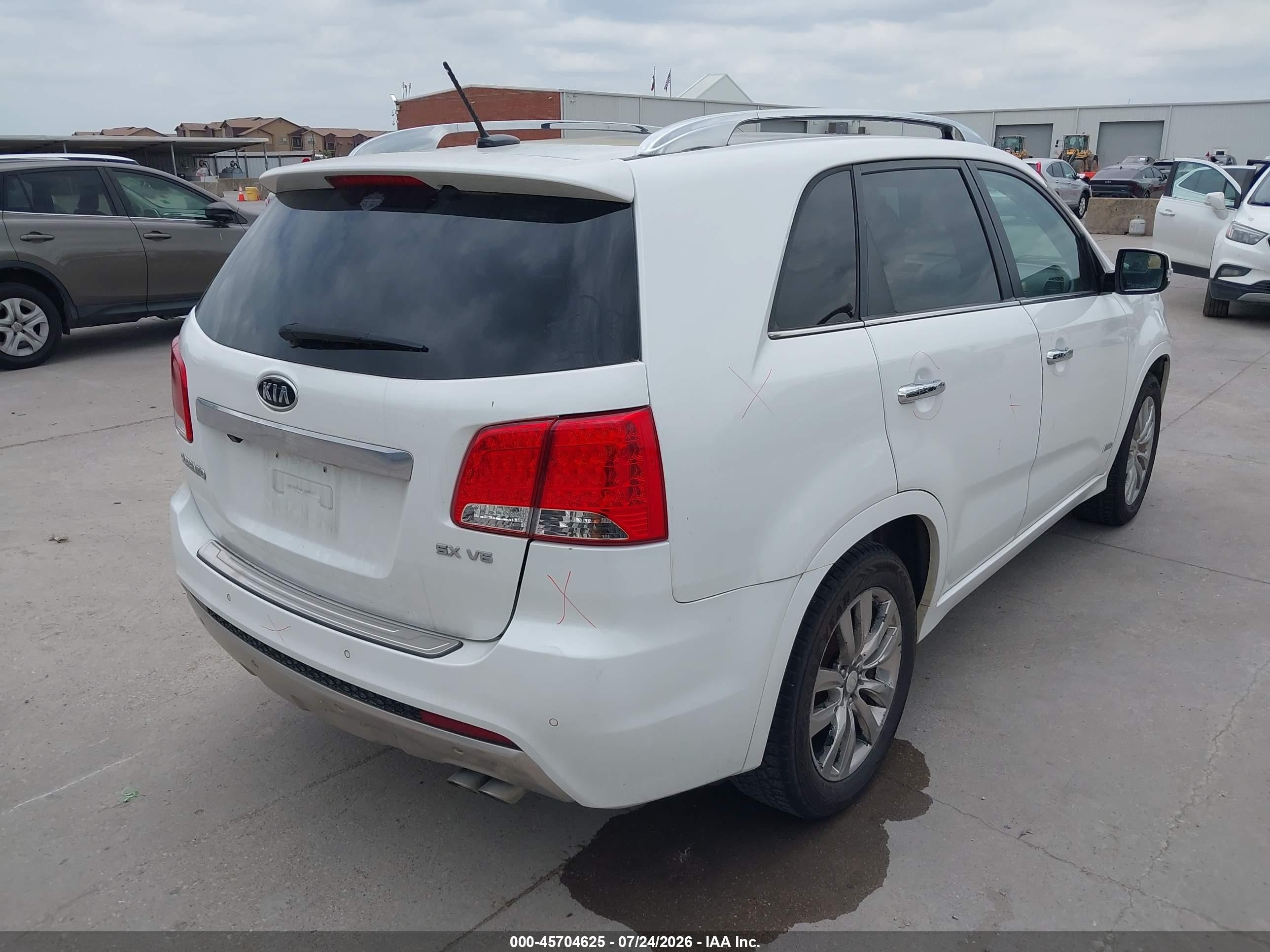 2013 Kia Sorento Sx V6 Белый vin: 5XYKWDA21DG364412