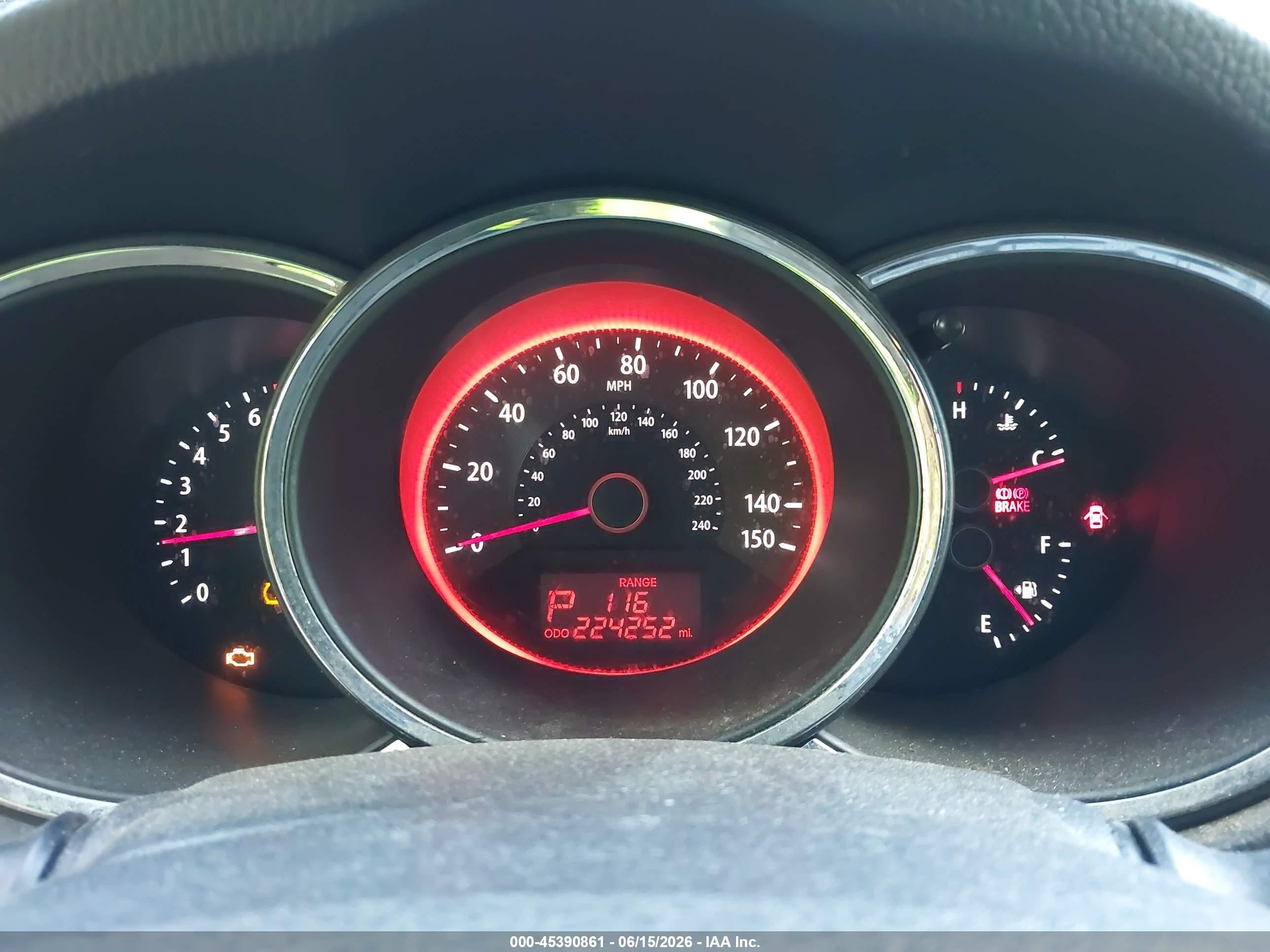 2011 Kia Sorento Sx V6 Burgundy vin: 5XYKWDA22BG097844