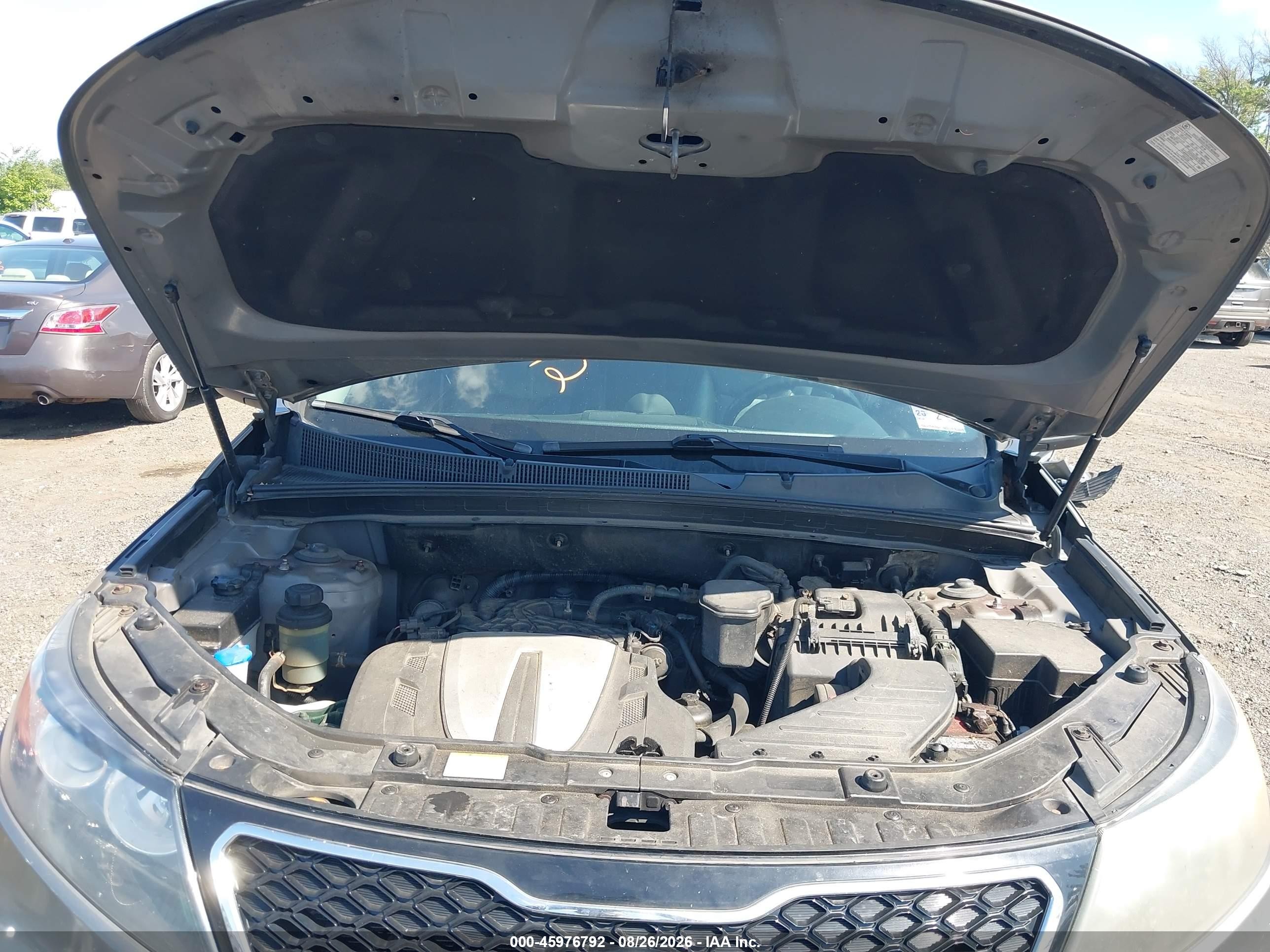 2011 Kia Sorento Sx V6 Gray vin: 5XYKWDA22BG138036