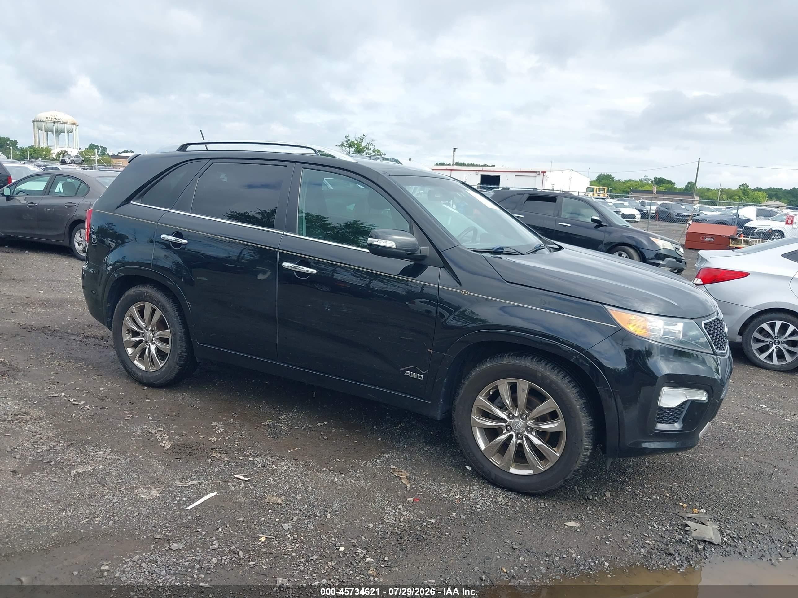 2011 Kia Sorento Sx V6 Black vin: 5XYKWDA22BG148100