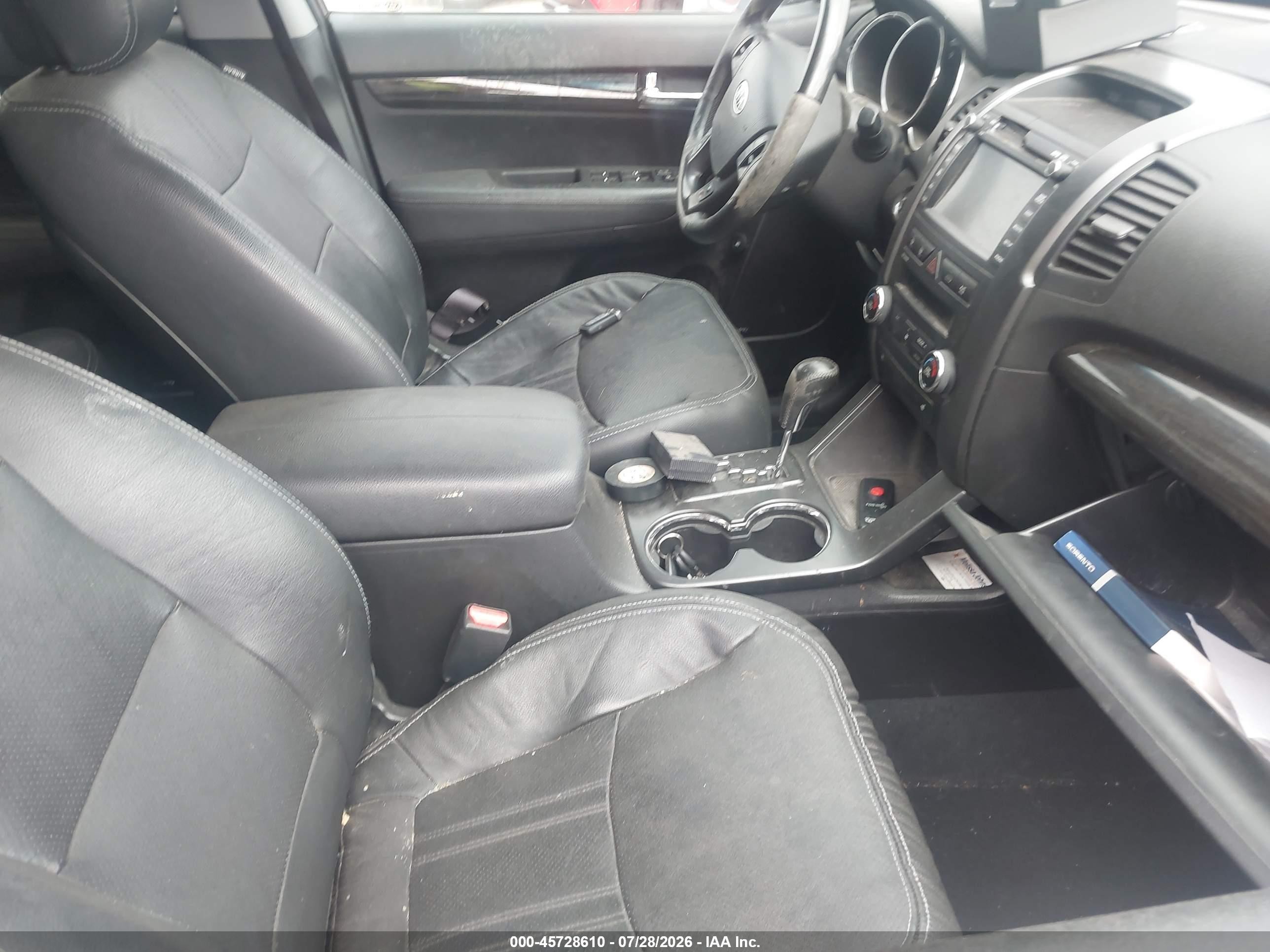 2012 Kia Sorento Sx V6 Burgundy vin: 5XYKWDA22CG219197