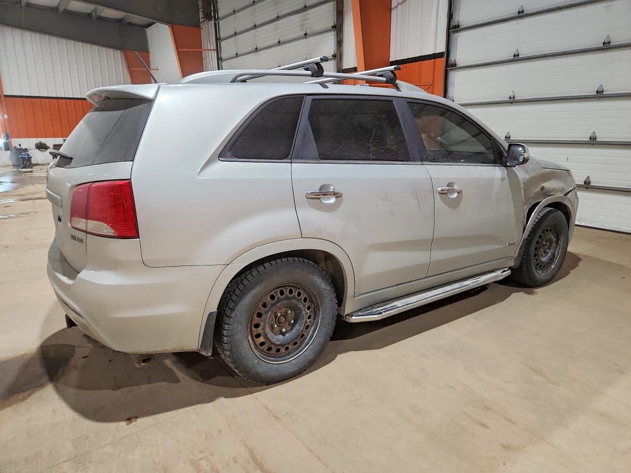 2012 Kia Sorento Sx Silver vin: 5XYKWDA22CG258517