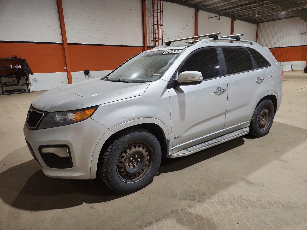 2012 Kia Sorento Sx Silver vin: 5XYKWDA22CG258517