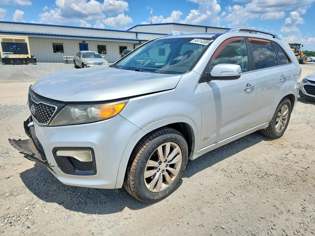 2012 Kia Sorento Sx Silver vin: 5XYKWDA23CG195525