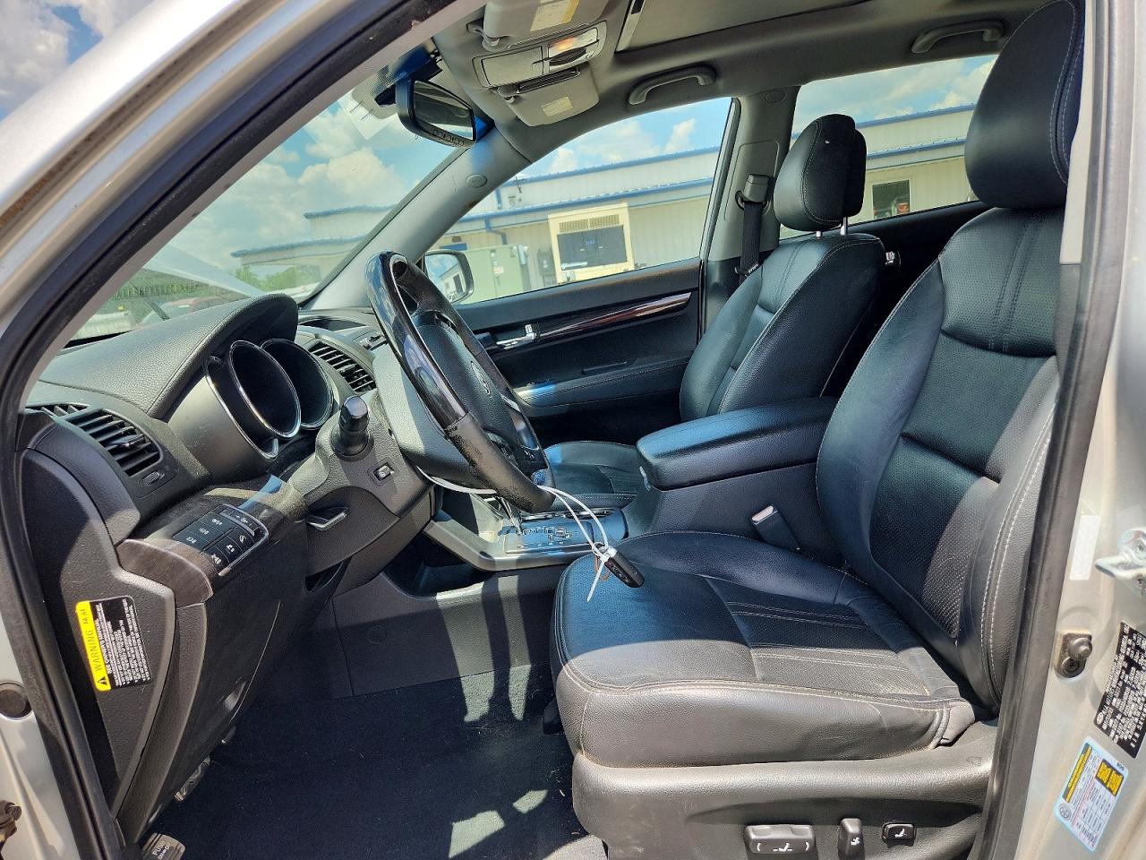 2012 Kia Sorento Sx Silver vin: 5XYKWDA23CG195525