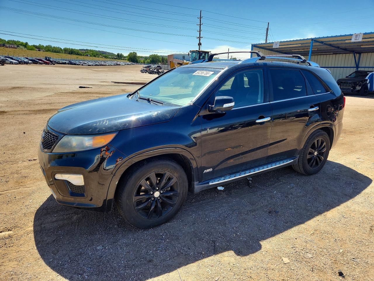 2012 Kia Sorento Sx Black vin: 5XYKWDA23CG308986