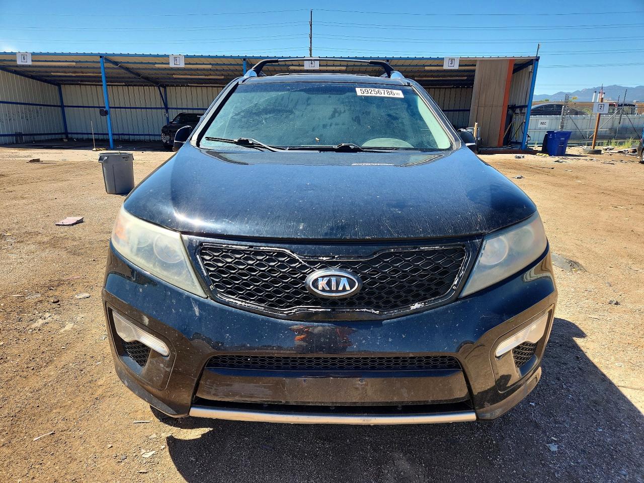 2012 Kia Sorento Sx Black vin: 5XYKWDA23CG308986