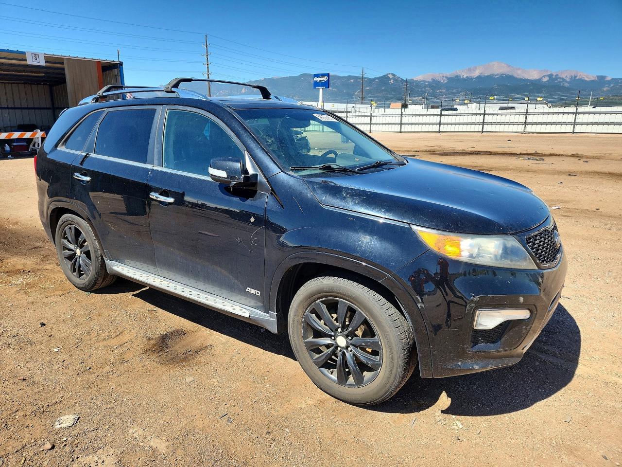 2012 Kia Sorento Sx Black vin: 5XYKWDA23CG308986