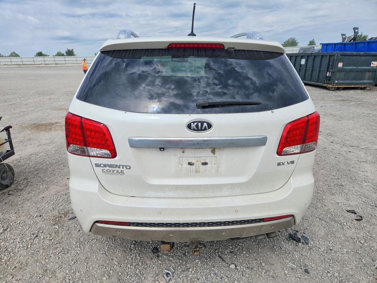 2013 Kia Sorento Sx White vin: 5XYKWDA23DG389263