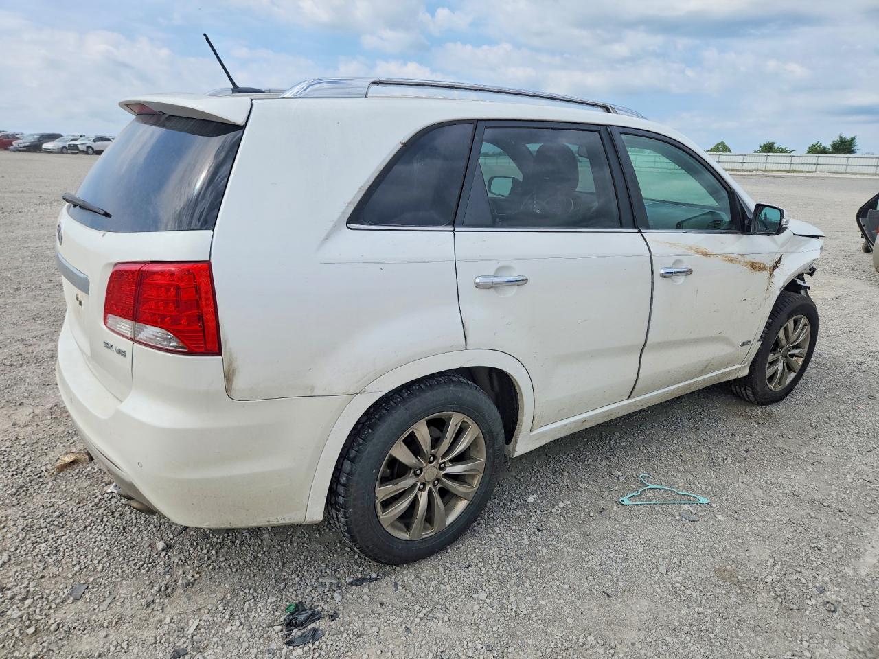 2013 Kia Sorento Sx White vin: 5XYKWDA23DG389263