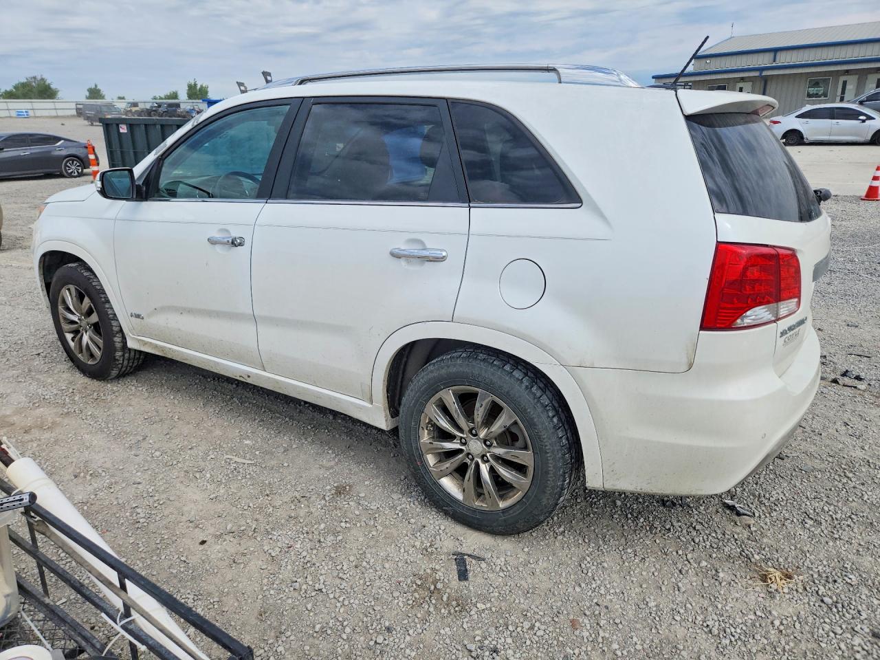 2013 Kia Sorento Sx White vin: 5XYKWDA23DG389263