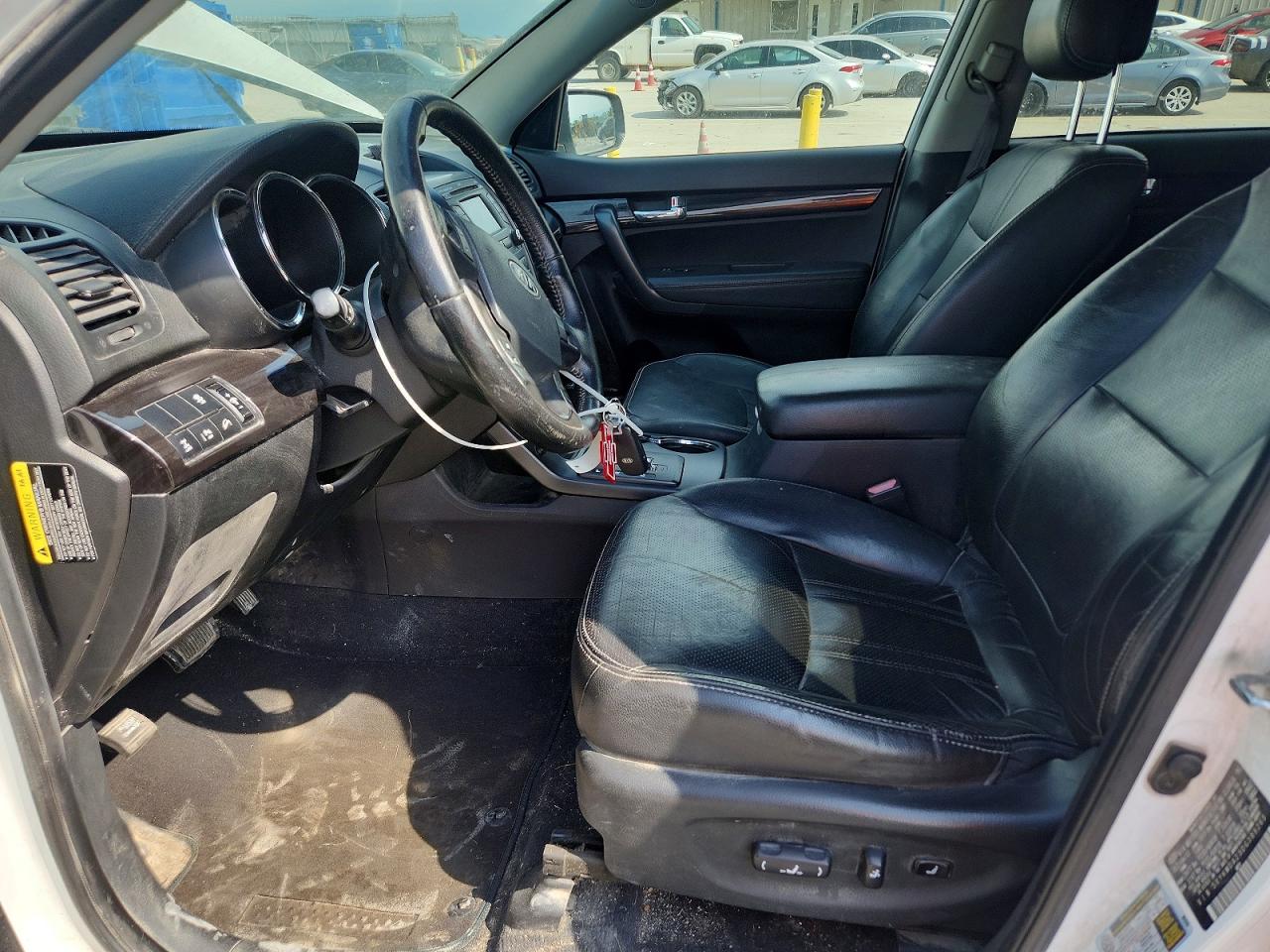2013 Kia Sorento Sx White vin: 5XYKWDA23DG389263
