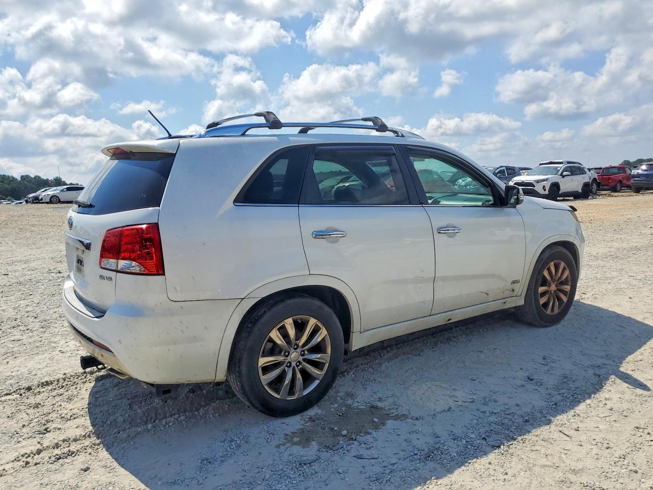 2012 Kia Sorento Sx White vin: 5XYKWDA24CG237913