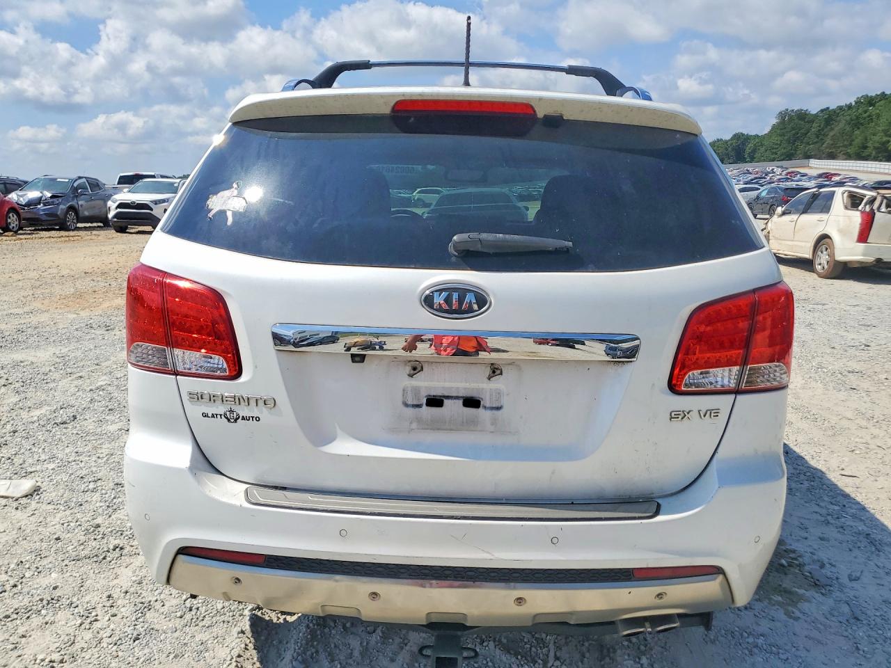 2012 Kia Sorento Sx White vin: 5XYKWDA24CG237913