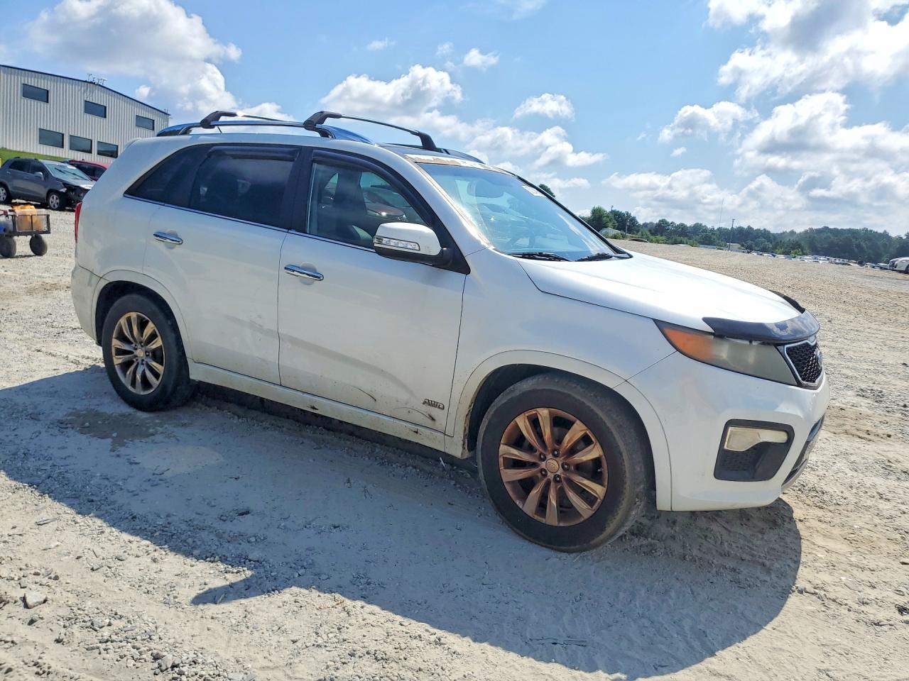 2012 Kia Sorento Sx White vin: 5XYKWDA24CG237913