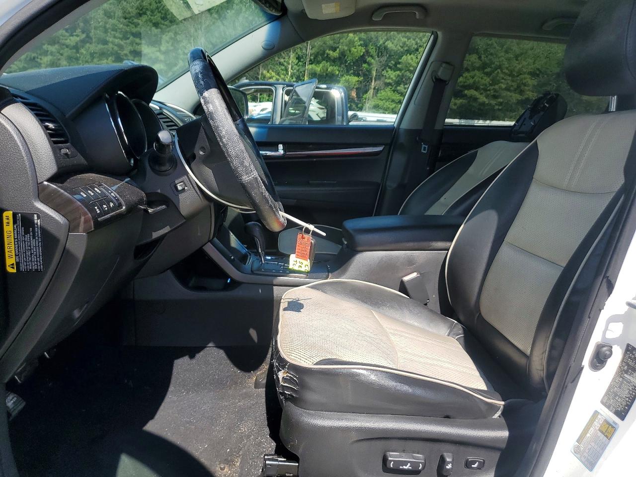 2012 Kia Sorento Sx White vin: 5XYKWDA24CG237913