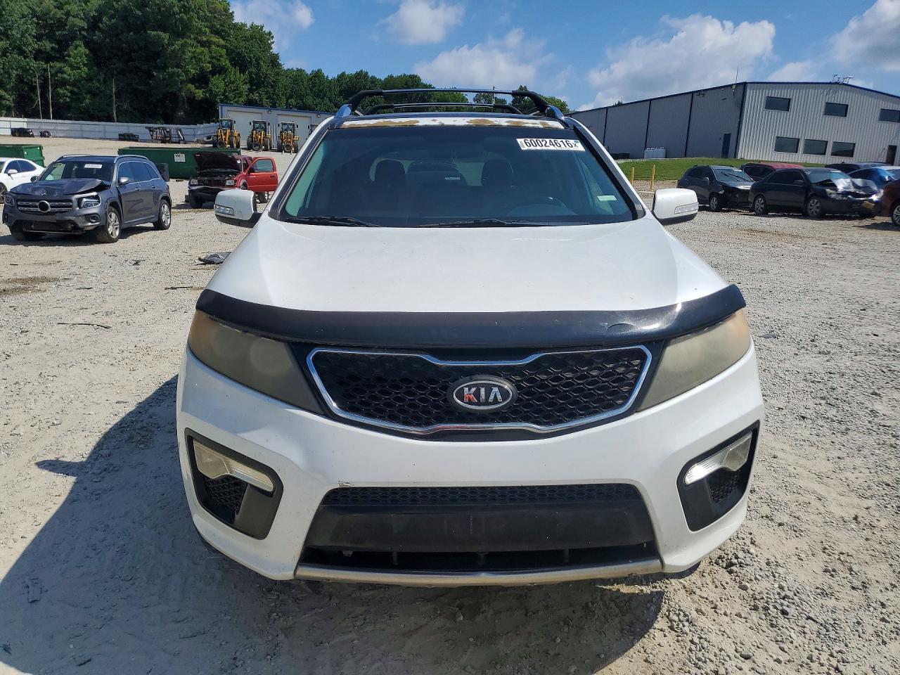 2012 Kia Sorento Sx White vin: 5XYKWDA24CG237913