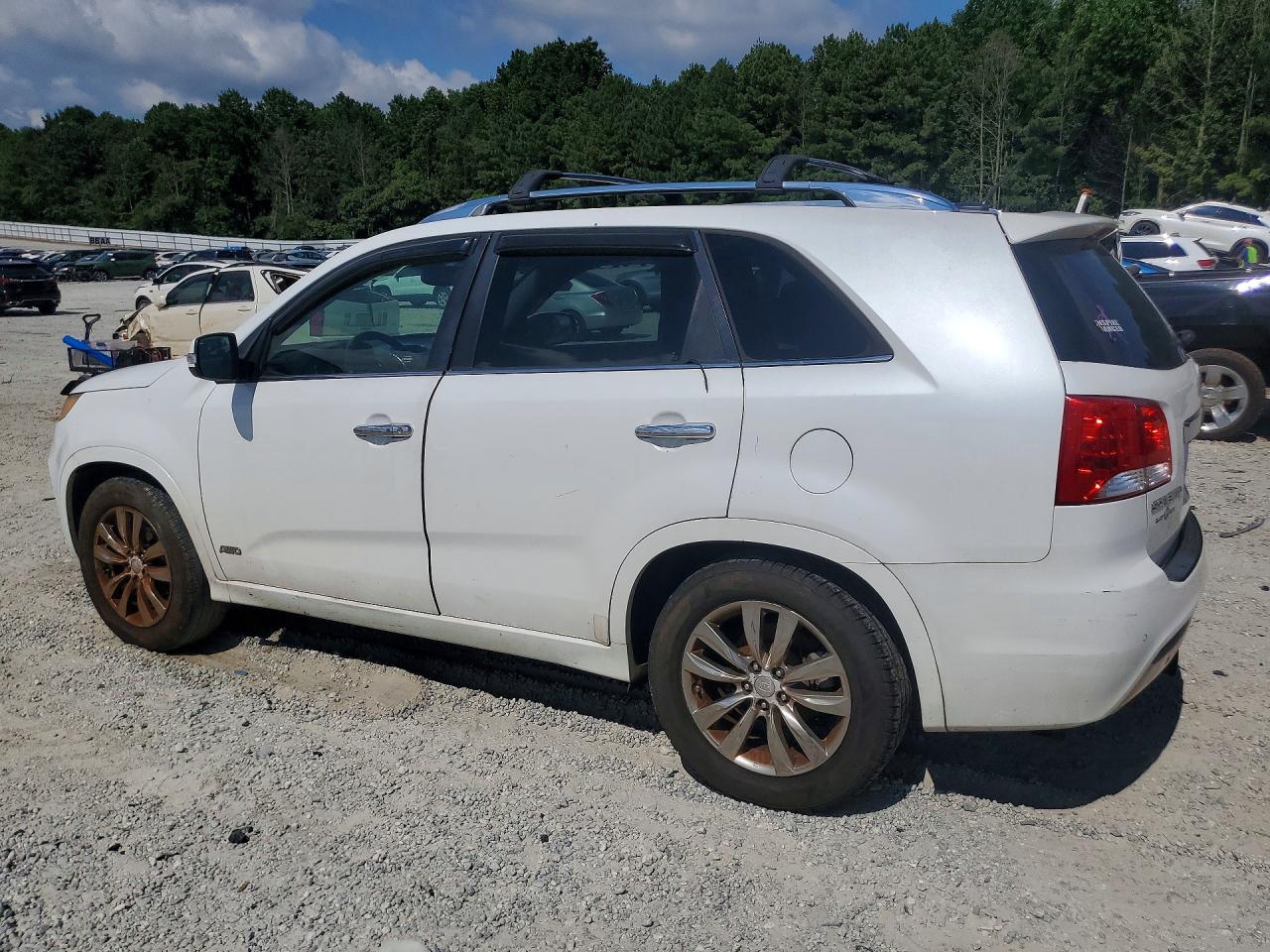 2012 Kia Sorento Sx White vin: 5XYKWDA24CG237913