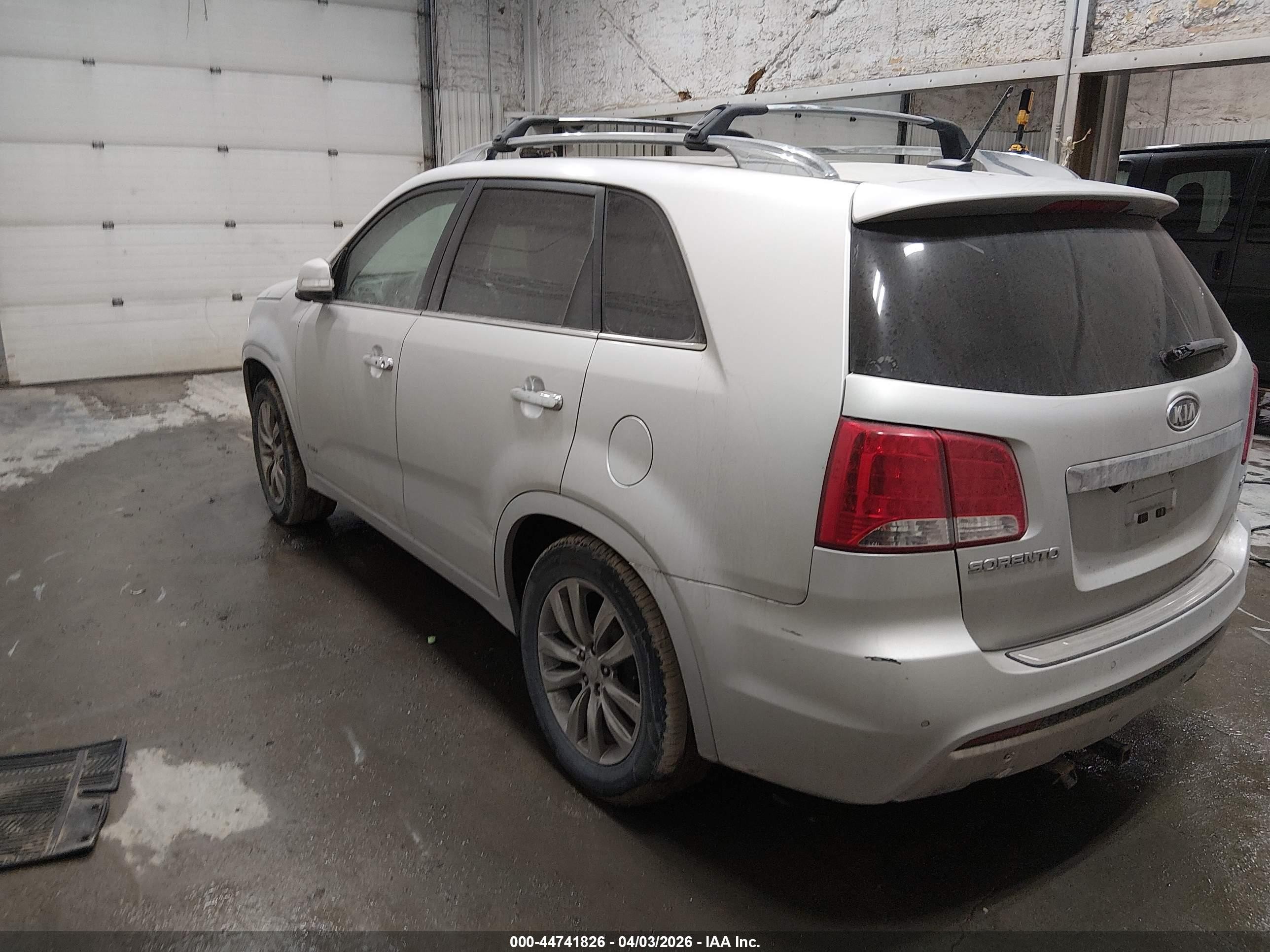 2012 Kia Sorento Sx V6 Silver vin: 5XYKWDA24CG250564