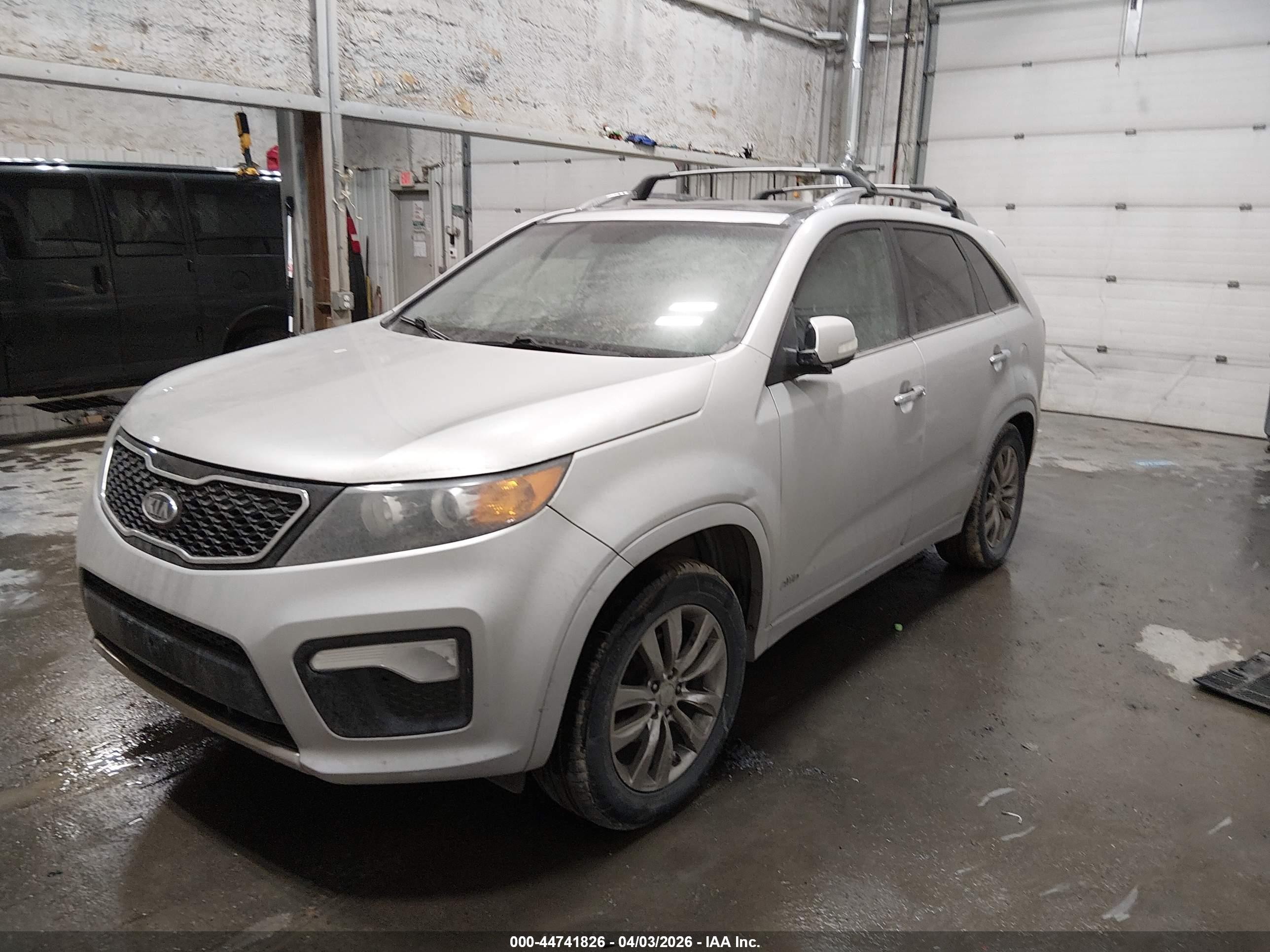 2012 Kia Sorento Sx V6 Silver vin: 5XYKWDA24CG250564