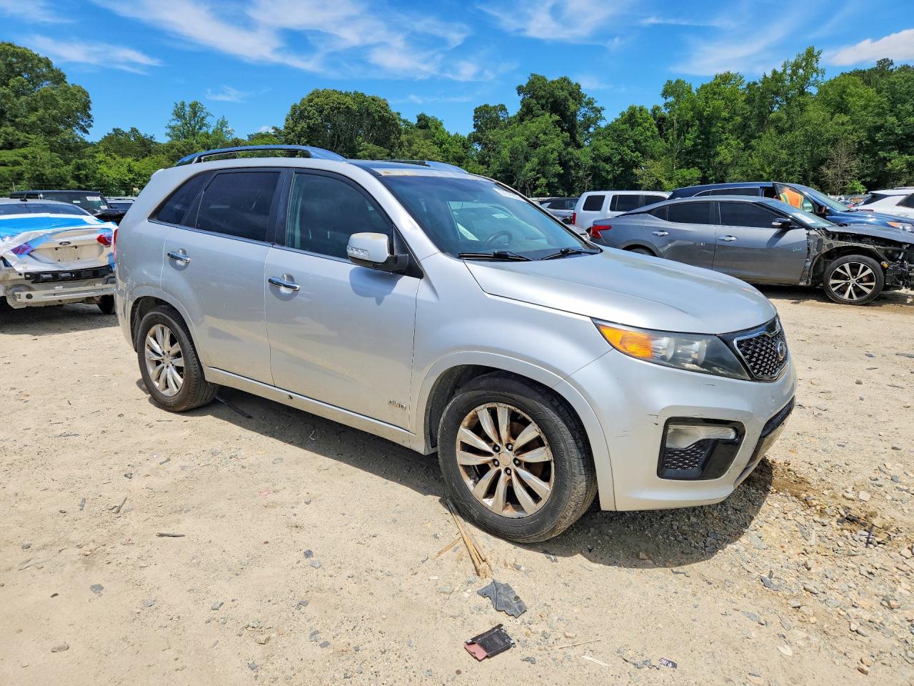 2012 Kia Sorento Sx Серебряный vin: 5XYKWDA24CG267249