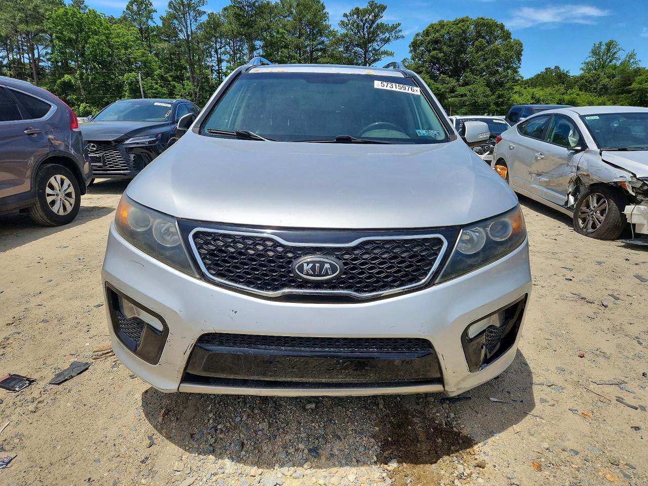 2012 Kia Sorento Sx Серебряный vin: 5XYKWDA24CG267249