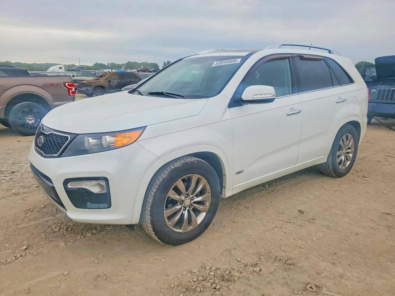 2012 Kia Sorento Sx White vin: 5XYKWDA24CG276548