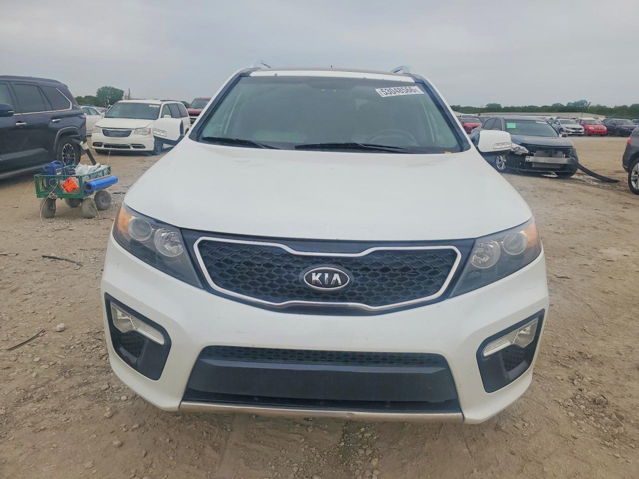 2012 Kia Sorento Sx White vin: 5XYKWDA24CG276548