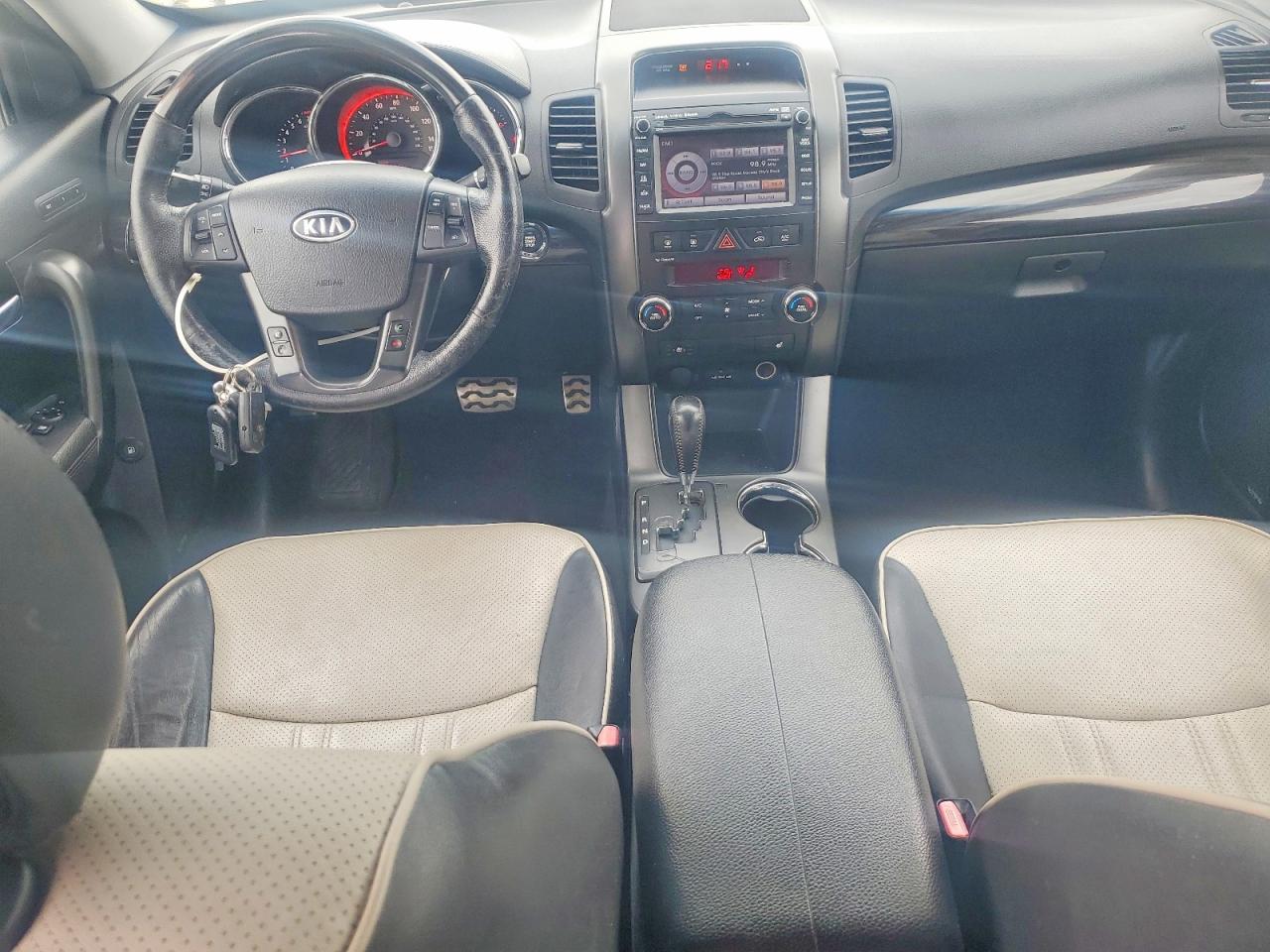 2012 Kia Sorento Sx White vin: 5XYKWDA24CG276548