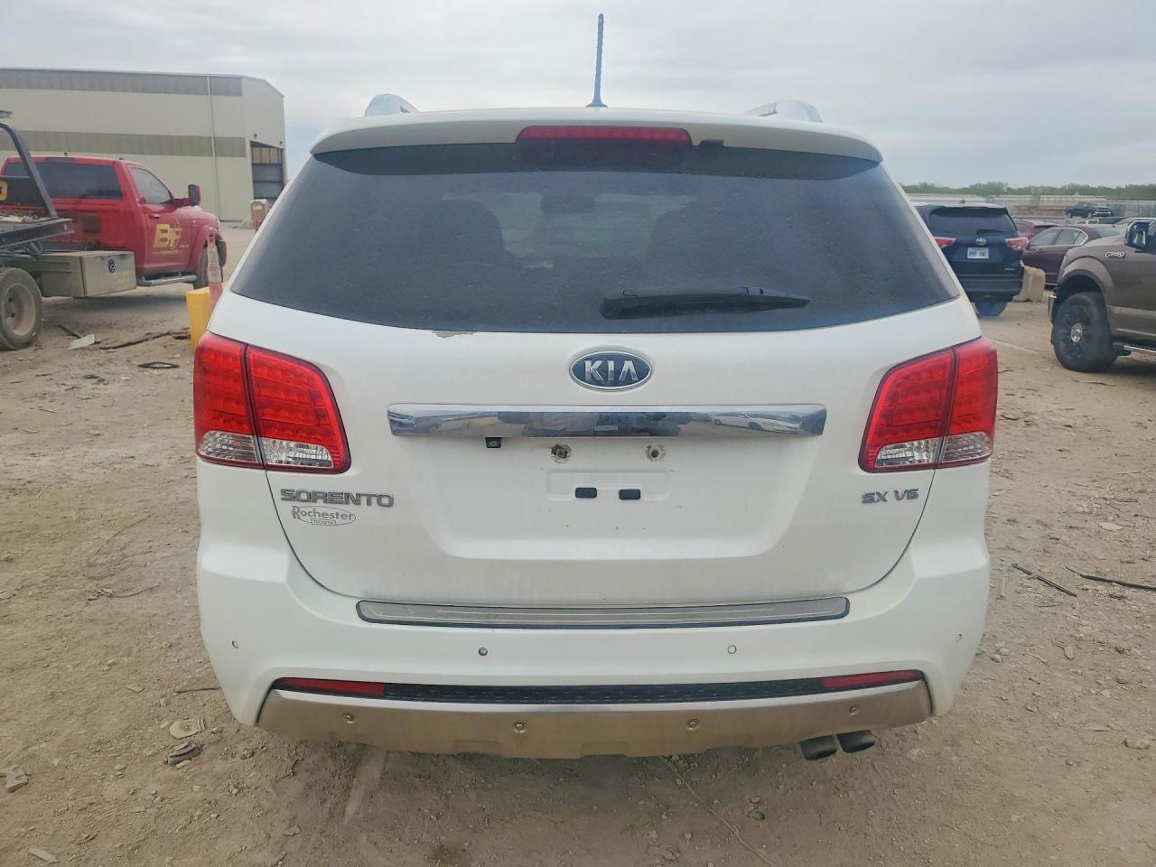2012 Kia Sorento Sx White vin: 5XYKWDA24CG276548