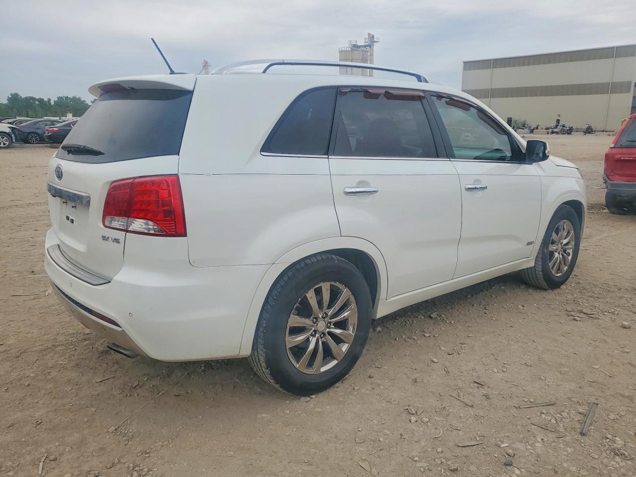 2012 Kia Sorento Sx White vin: 5XYKWDA24CG276548
