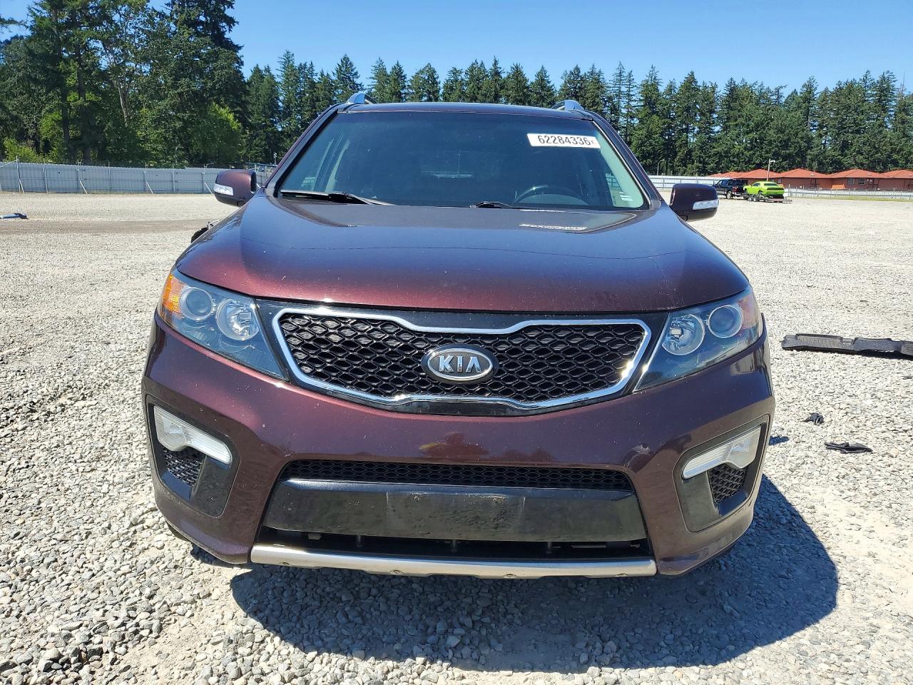2013 Kia Sorento Sx Maroon vin: 5XYKWDA24DG359432
