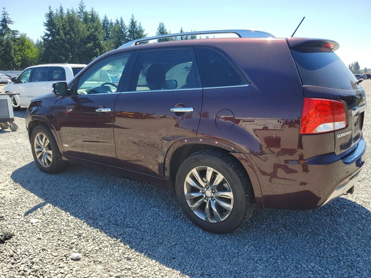 2013 Kia Sorento Sx Maroon vin: 5XYKWDA24DG359432