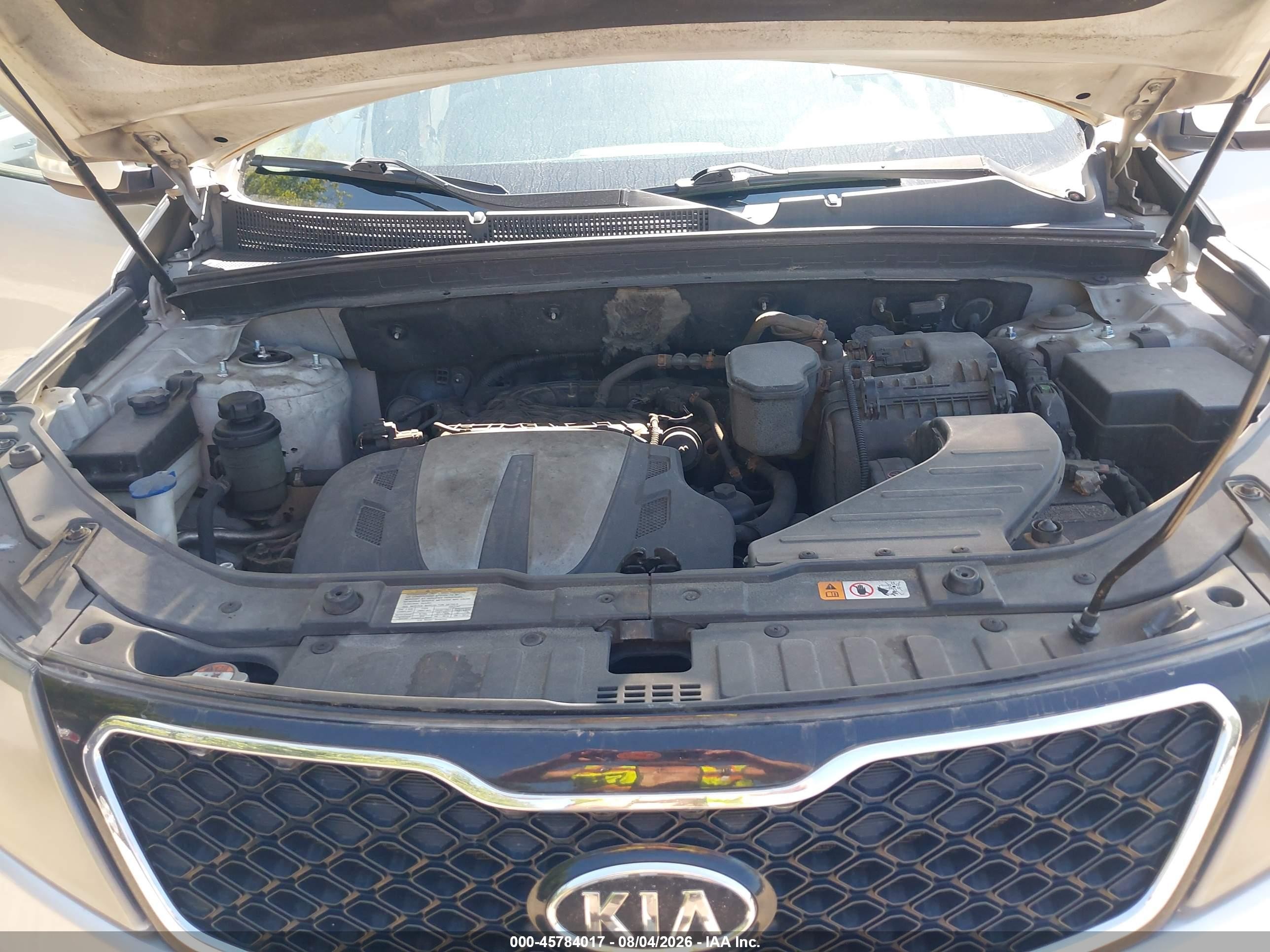 2013 Kia Sorento Sx V6 Серебряный vin: 5XYKWDA24DG382838