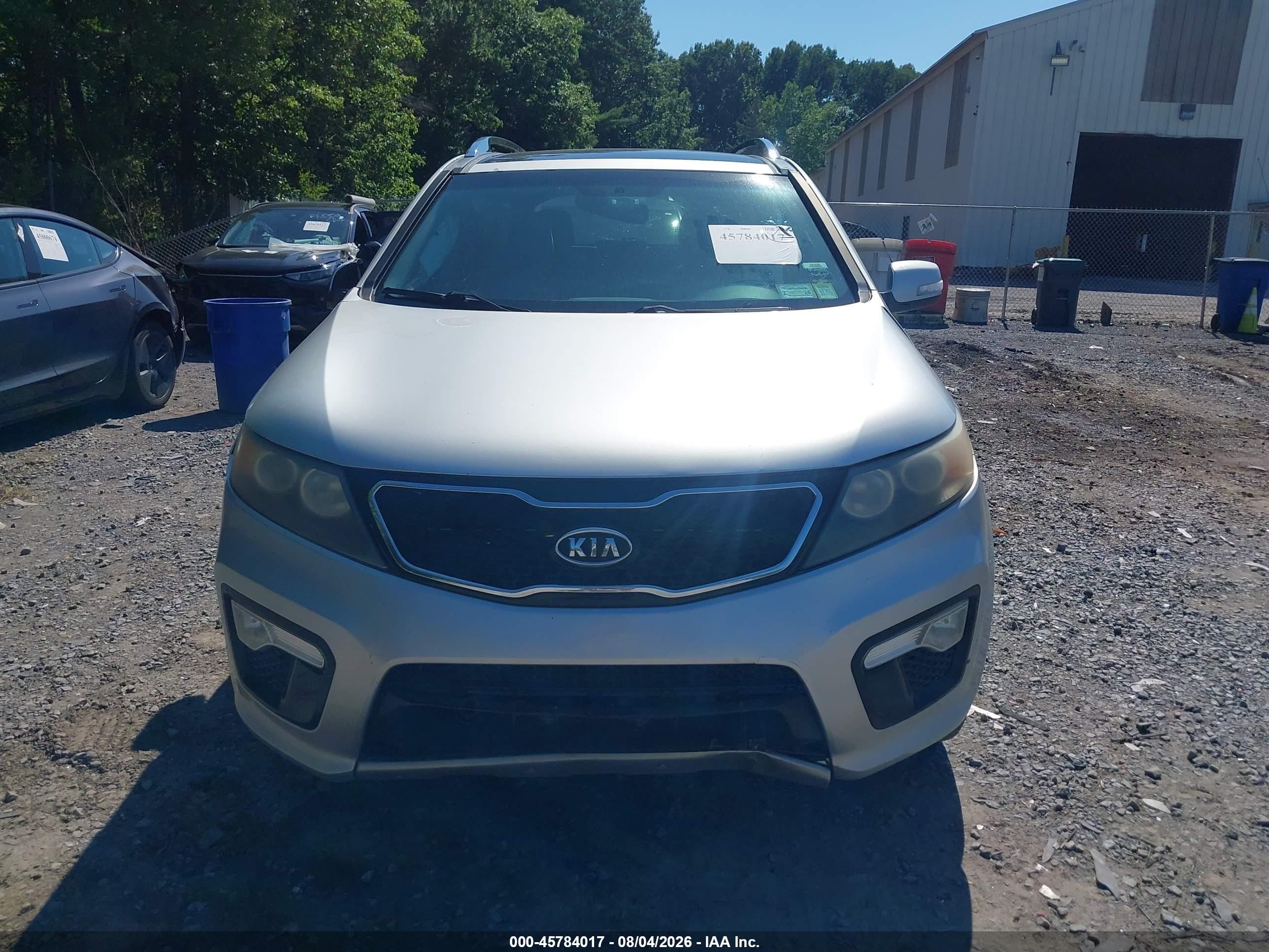 2013 Kia Sorento Sx V6 Серебряный vin: 5XYKWDA24DG382838