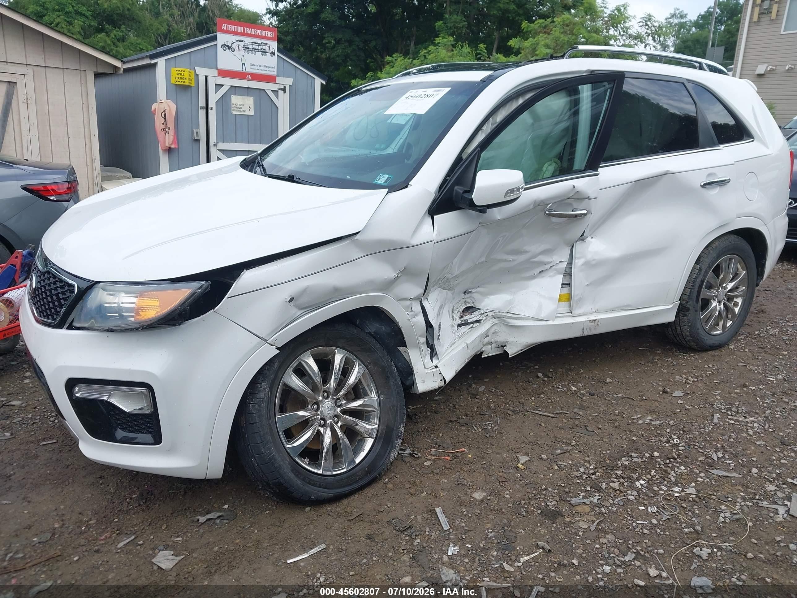 2011 Kia Sorento Sx V6 Белый vin: 5XYKWDA25BG163402