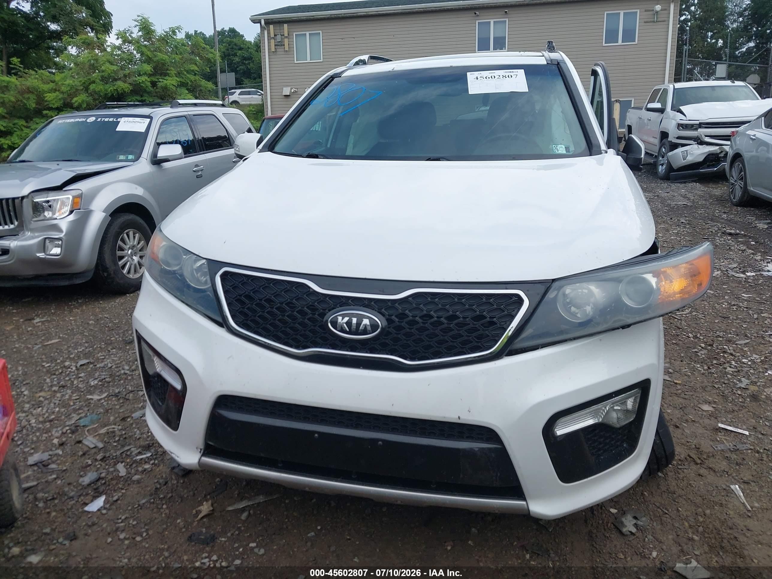 2011 Kia Sorento Sx V6 Белый vin: 5XYKWDA25BG163402