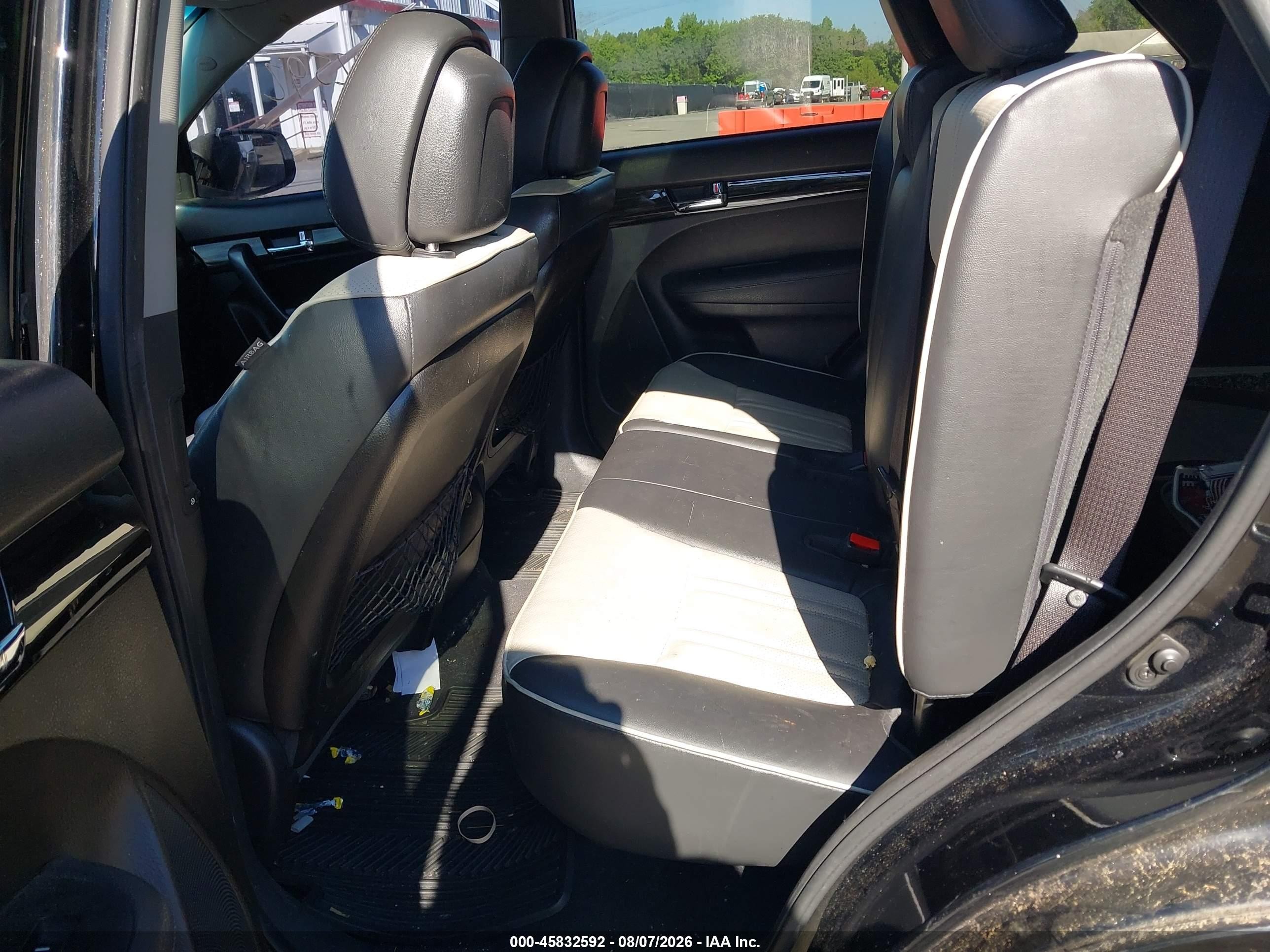 2012 Kia Sorento Sx V6 Black vin: 5XYKWDA25CG263369