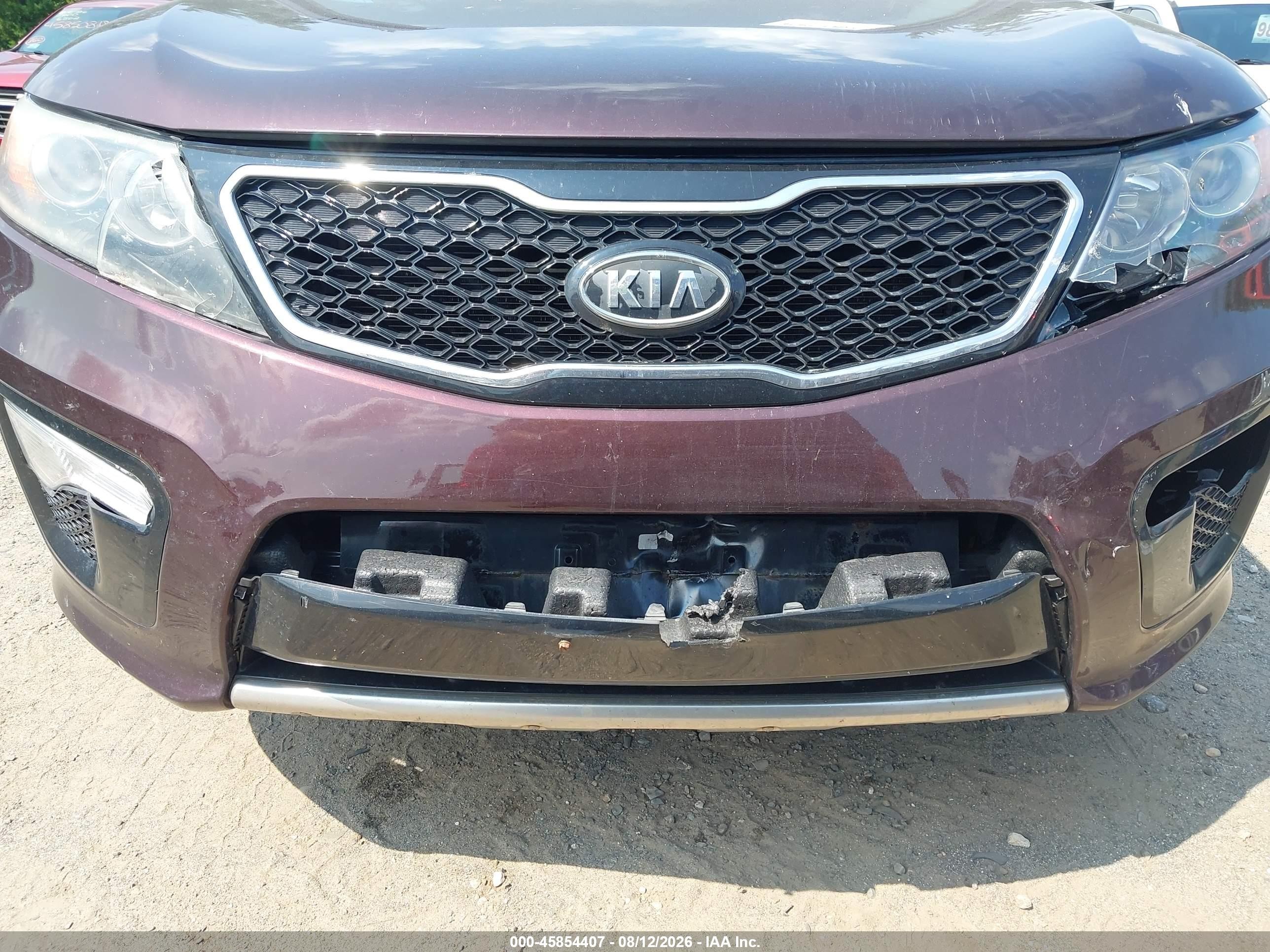 2013 Kia Sorento Sx V6 Brown vin: 5XYKWDA25DG318596