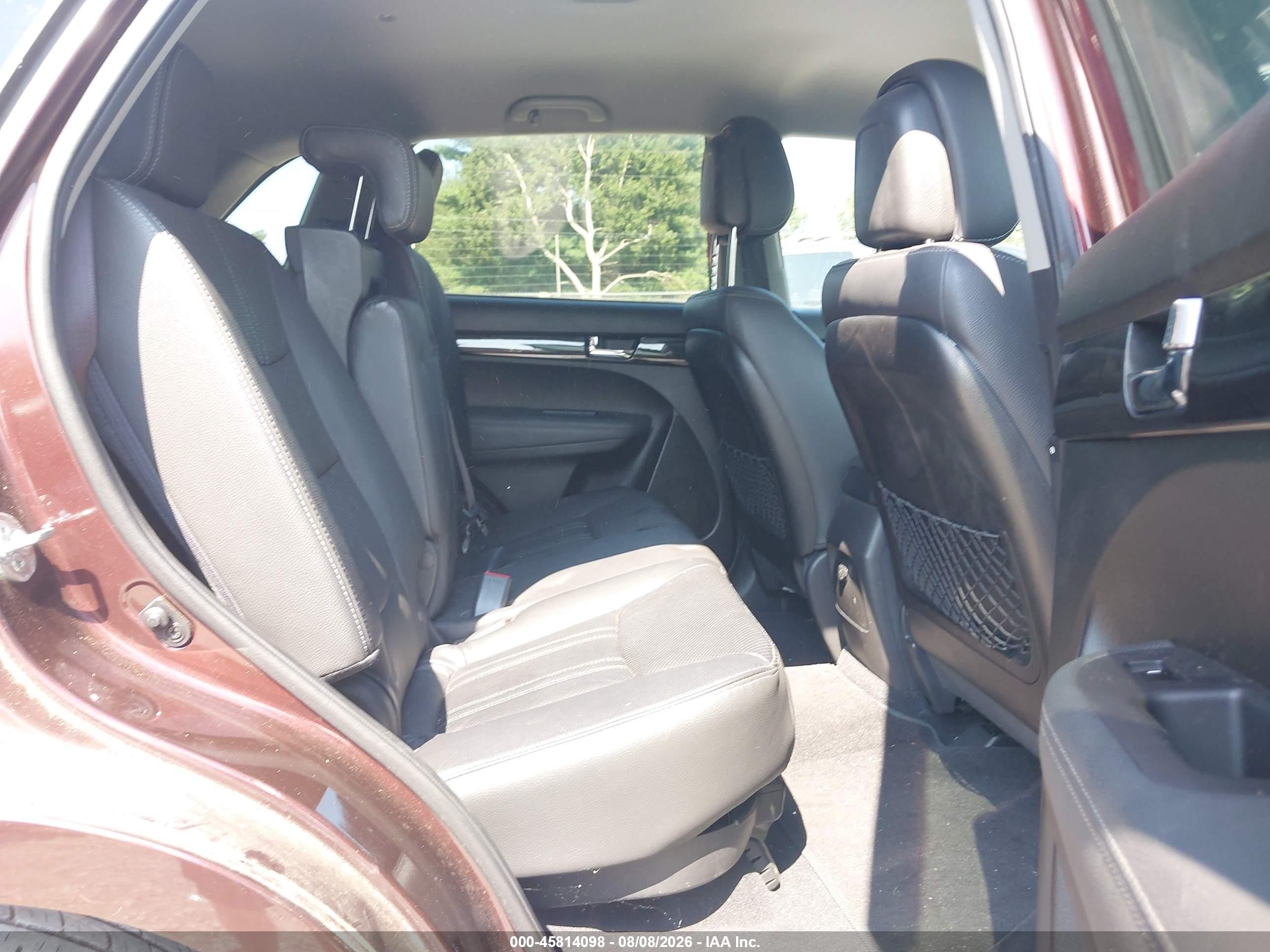 2013 Kia Sorento Sx V6 Red vin: 5XYKWDA25DG328805