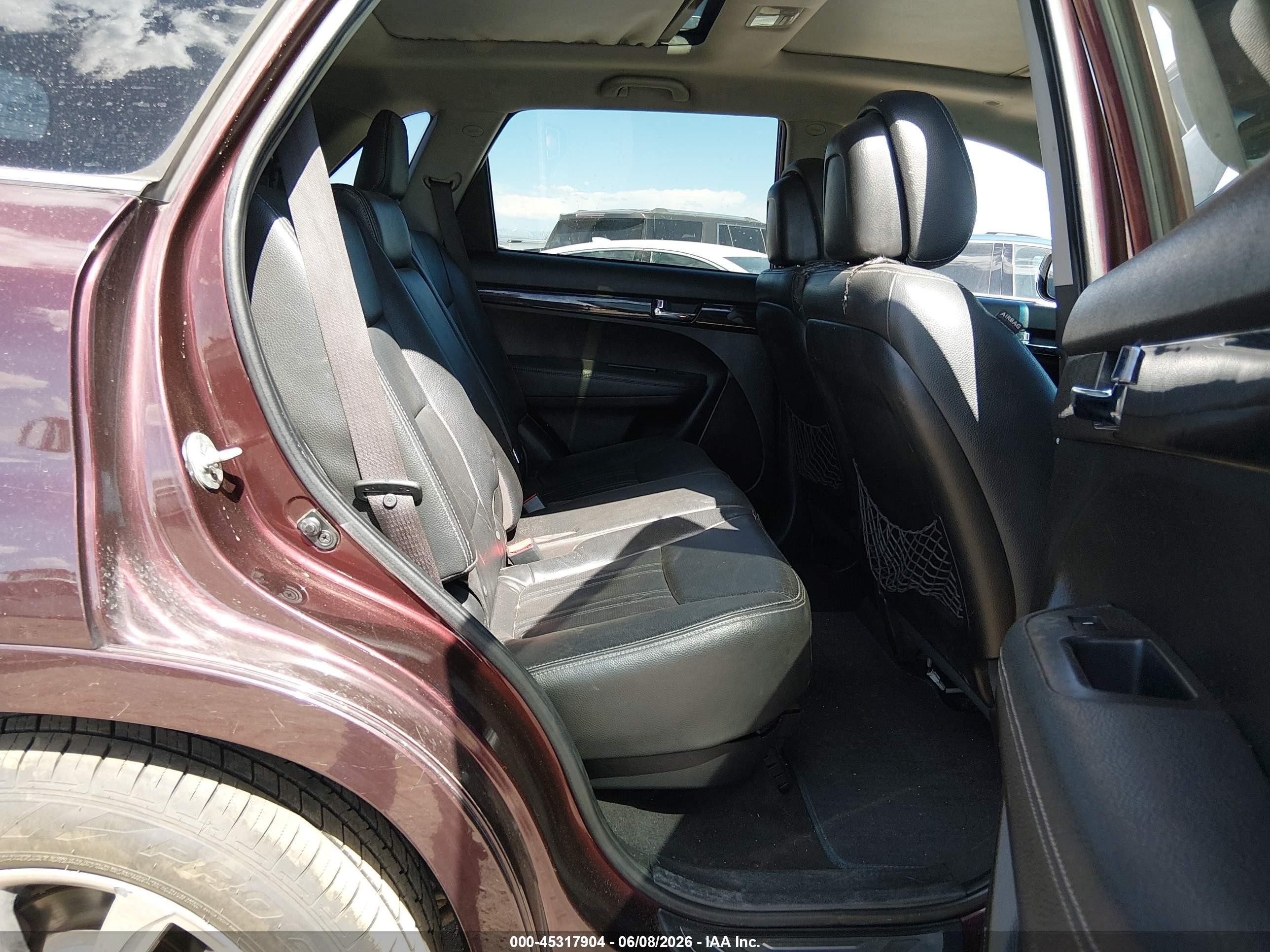 2013 Kia Sorento Sx V6 Purple vin: 5XYKWDA25DG360668