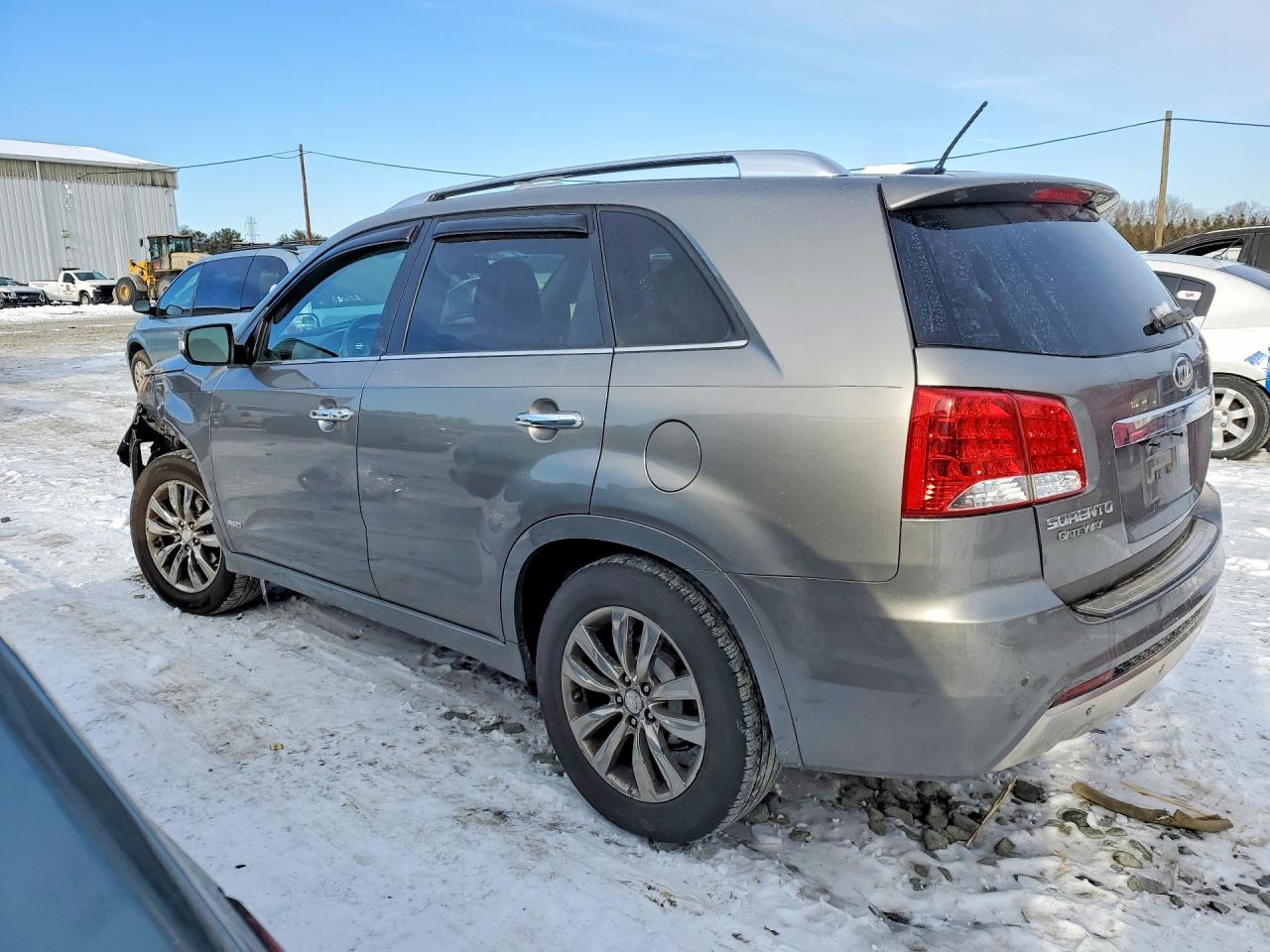 2013 Kia Sorento Sx Gray vin: 5XYKWDA25DG407469